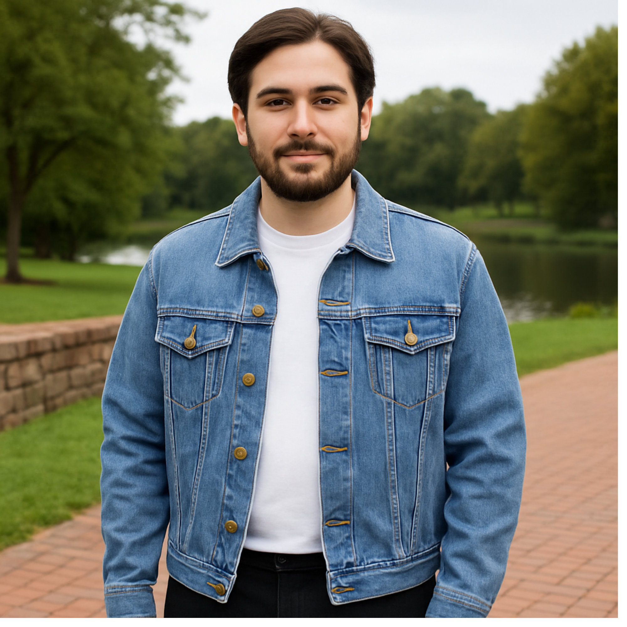 Horse Lover Denim Jacket Customizable Jacket for Men Casual Horse Design Perfect Gift for Animal Lovers Trendy Outfit for All Occasions product thumbnail image Horse Lover Denim Jacket Customizable Jacket for Men Casual Horse Design Perfect Gift for Animal Lovers Trendy Outfit for All Occasions product thumbnail image