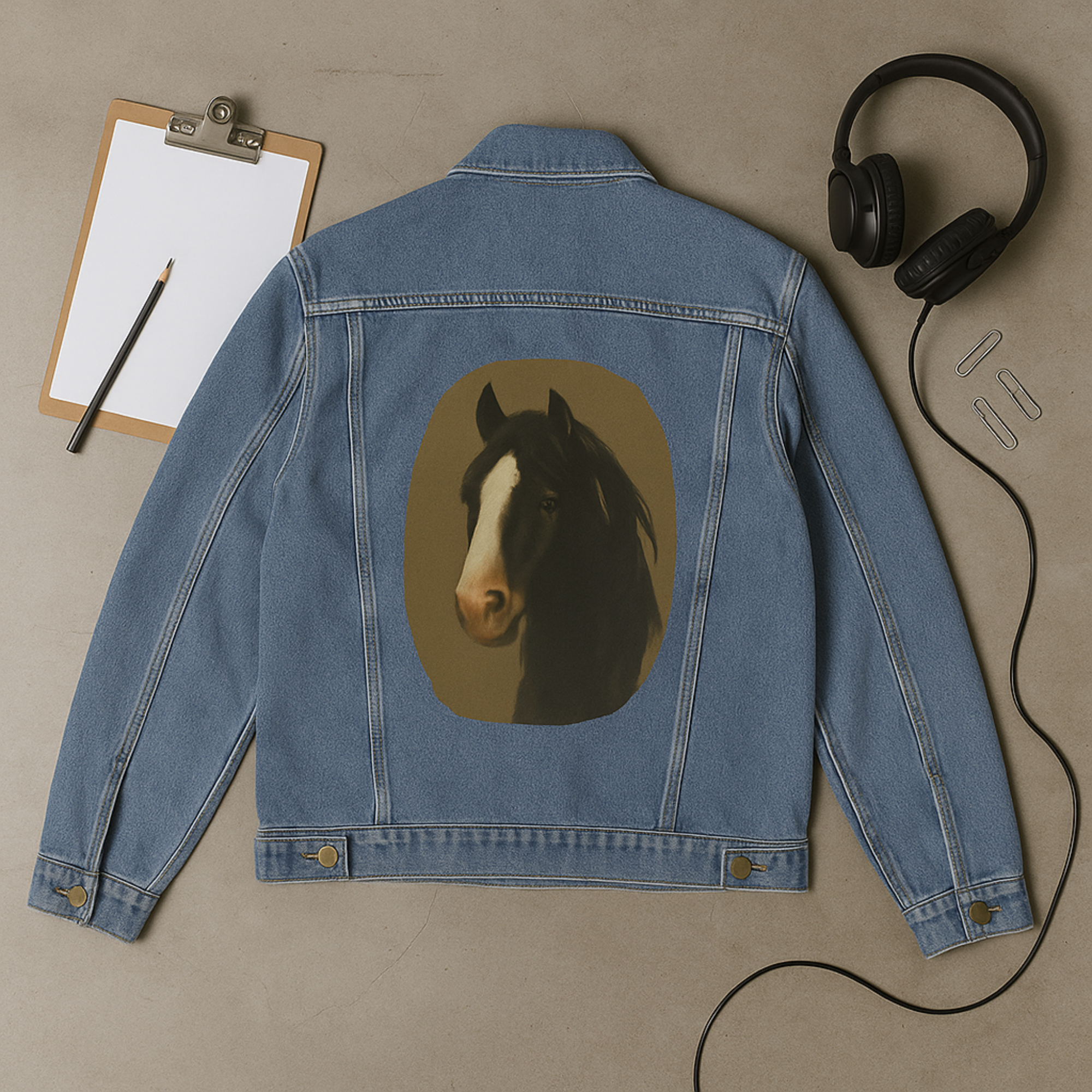 Horse Lover Denim Jacket Customizable Jacket for Men Casual Horse Design Perfect Gift for Animal Lovers Trendy Outfit for All Occasions product thumbnail image Horse Lover Denim Jacket Customizable Jacket for Men Casual Horse Design Perfect Gift for Animal Lovers Trendy Outfit for All Occasions product thumbnail image
