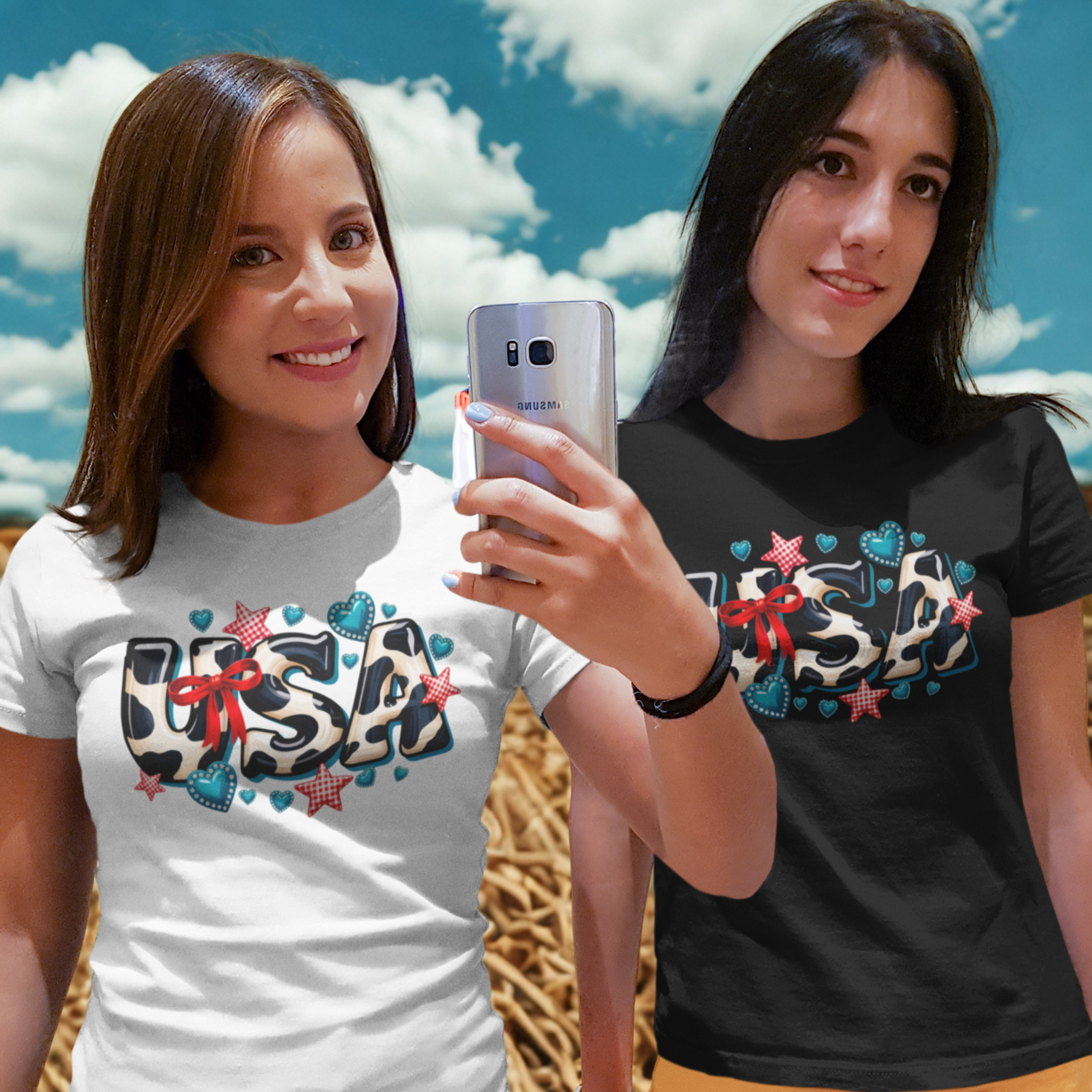 USA Themed Unisex Softstyle T-Shirt - Casual Summer Wear, Patriotic Fashion, Gift for Independence Day, Cozy Style, Everyday Comfort product thumbnail image USA Themed Unisex Softstyle T-Shirt - Casual Summer Wear, Patriotic Fashion, Gift for Independence Day, Cozy Style, Everyday Comfort product thumbnail image