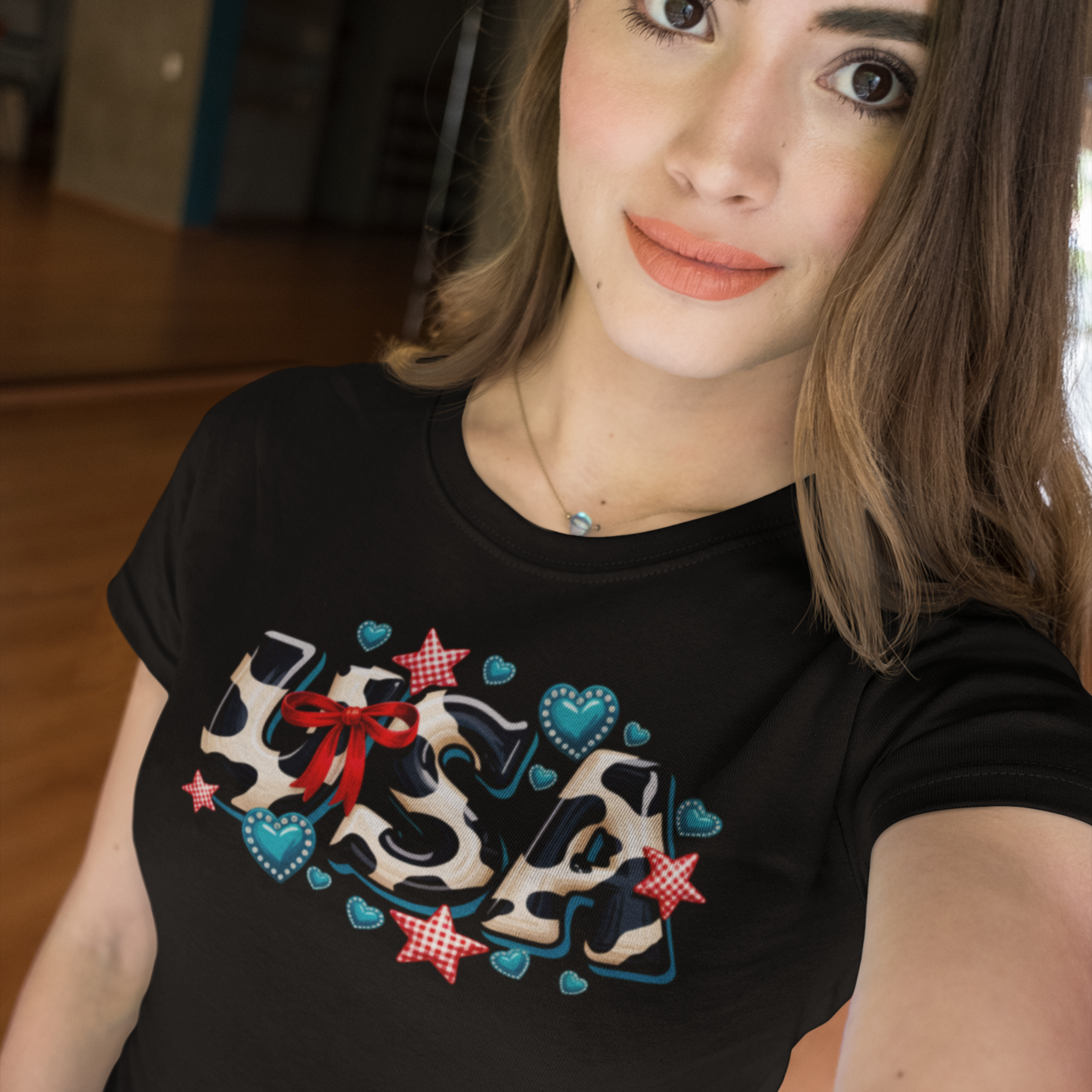 USA Themed Unisex Softstyle T-Shirt - Casual Summer Wear, Patriotic Fashion, Gift for Independence Day, Cozy Style, Everyday Comfort product thumbnail image USA Themed Unisex Softstyle T-Shirt - Casual Summer Wear, Patriotic Fashion, Gift for Independence Day, Cozy Style, Everyday Comfort product thumbnail image