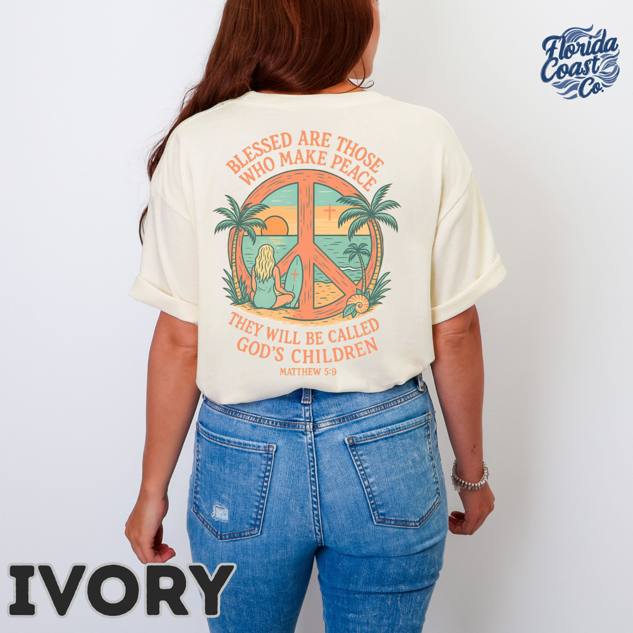 Blessed Are the Peacemakers Shirt – Matthew 5:9 Tee – Christian Beach Shirt – Comfort Colors Faith T-Shirt – Coastal Jesus Shirt Women product thumbnail image Blessed Are the Peacemakers Shirt – Matthew 5:9 Tee – Christian Beach Shirt – Comfort Colors Faith T-Shirt – Coastal Jesus Shirt Women product thumbnail image