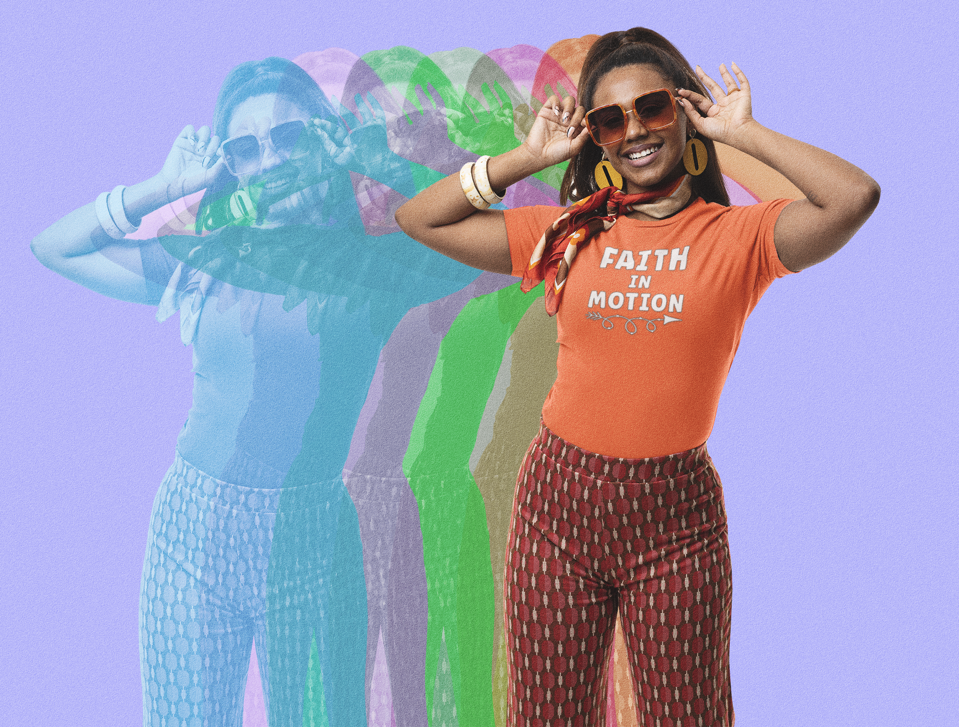 Faith in Motion Unisex Tee, Inspirational T-Shirt, Gift for Faith Lovers, Motivational Wear, Daily Affirmation Shirt product thumbnail image Faith in Motion Unisex Tee, Inspirational T-Shirt, Gift for Faith Lovers, Motivational Wear, Daily Affirmation Shirt product thumbnail image