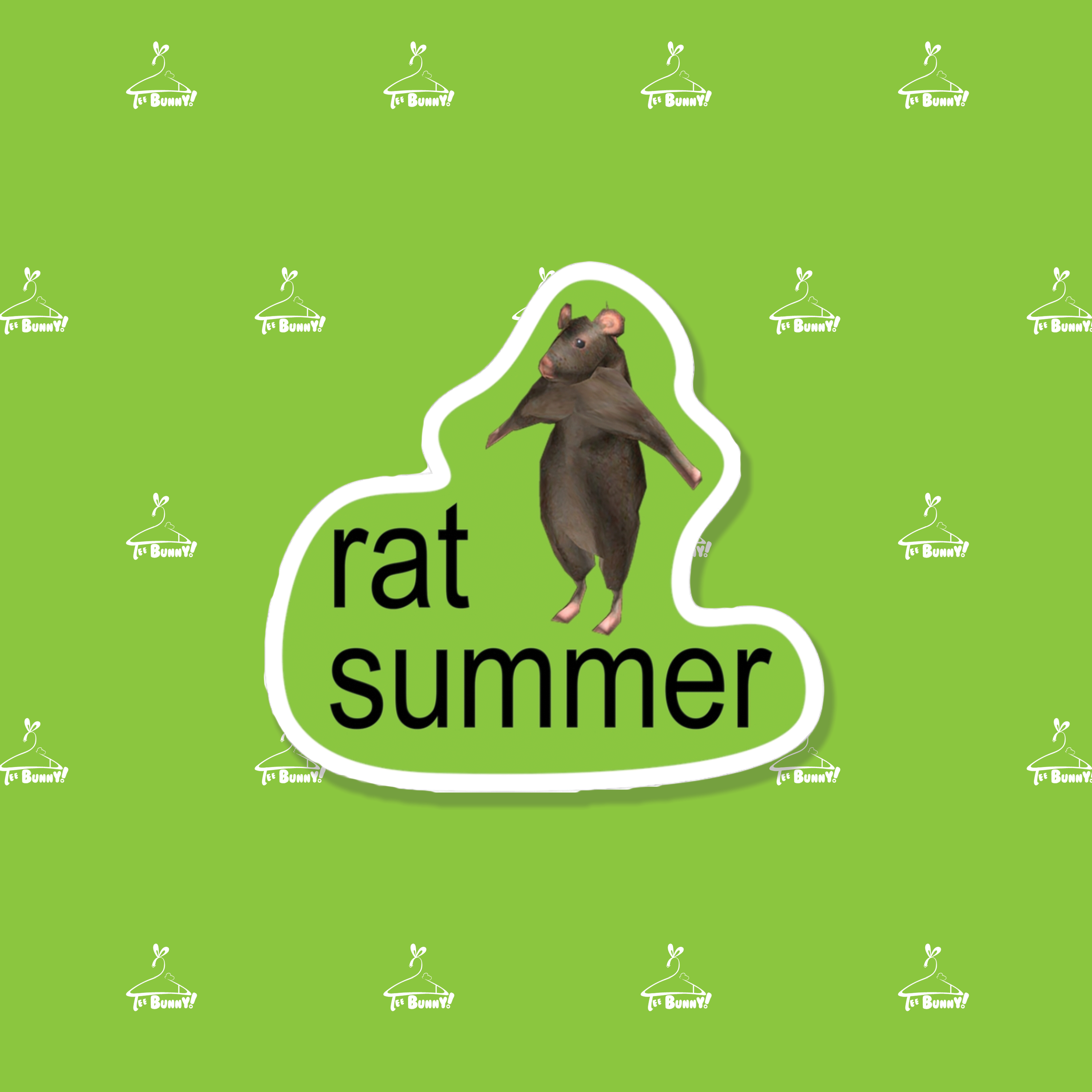 "Rat Summer" Sticker 3x3" product thumbnail image