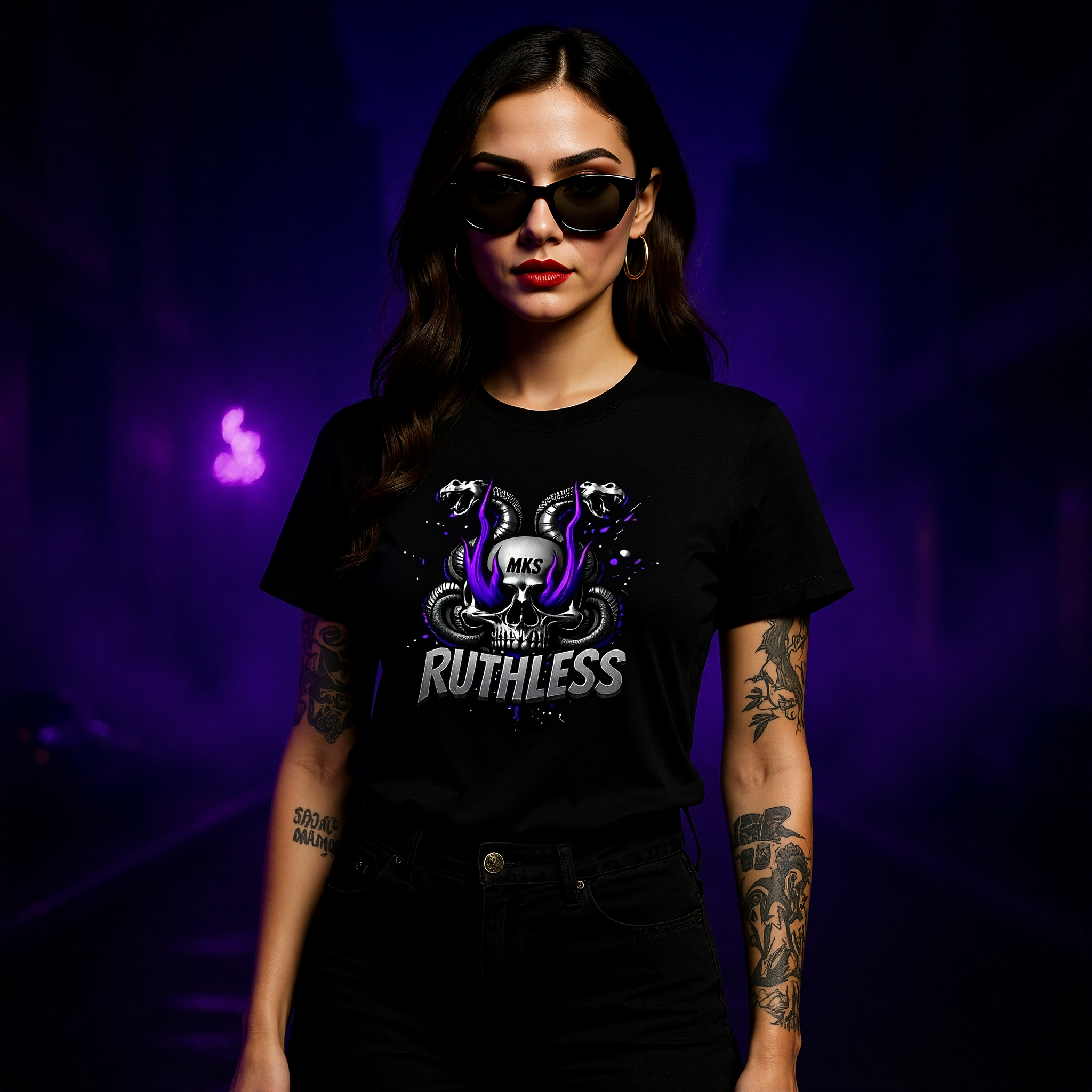 RUTHLESS – MKS Limited Drop (Unisex Jersey Tee) product thumbnail image RUTHLESS – MKS Limited Drop (Unisex Jersey Tee) product thumbnail image