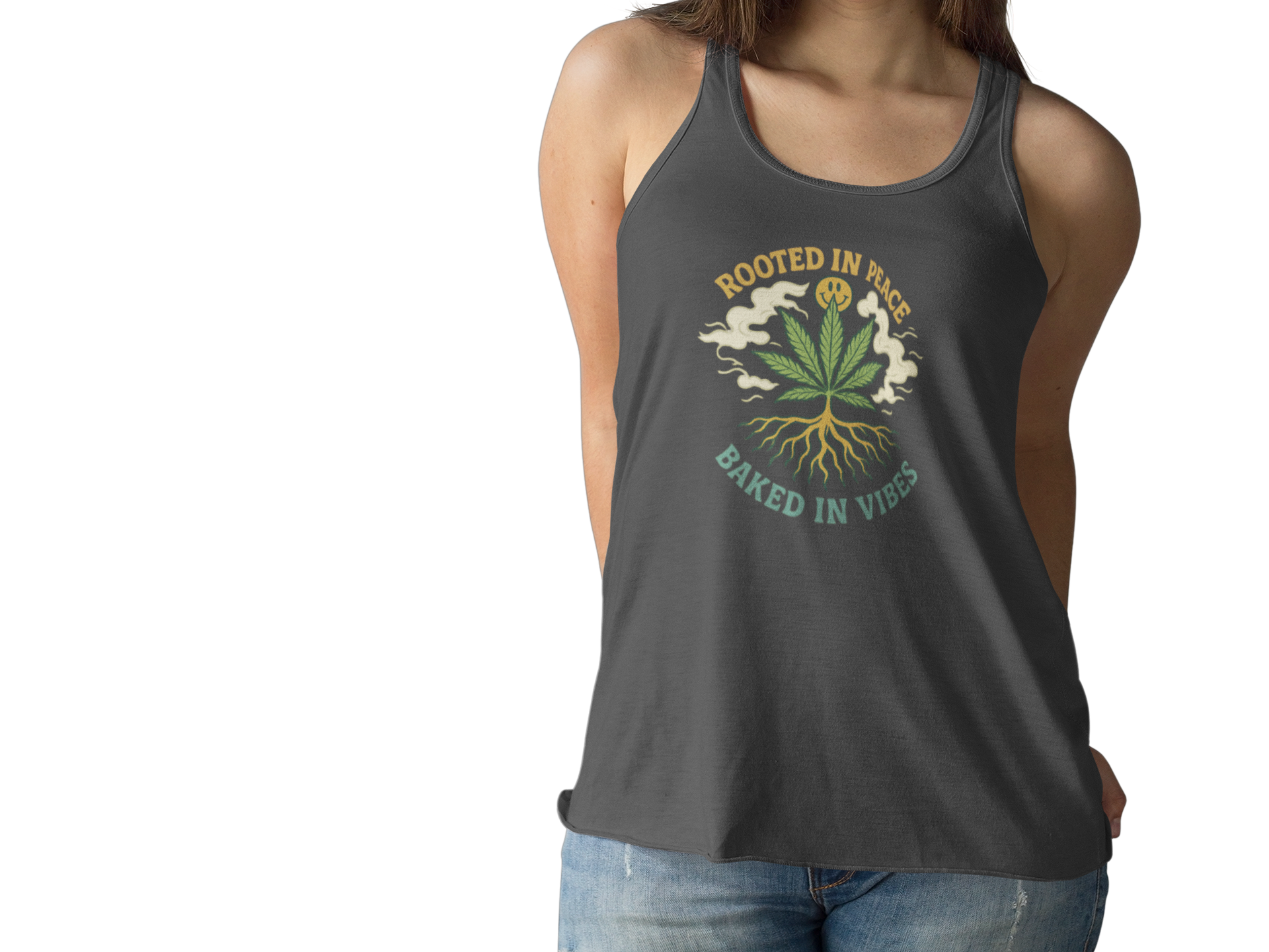 Rooted in Peace Women's Racerback Tank 