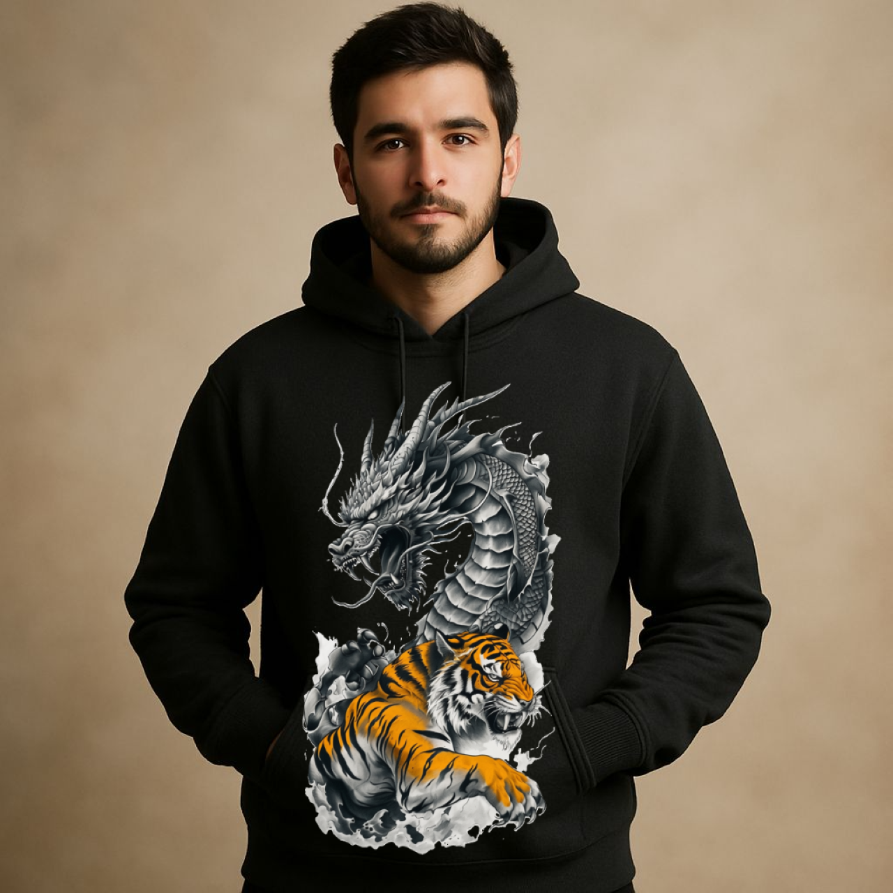 Asian Mythical Creatures Full Zip Hoodie Jacket product thumbnail image Asian Mythical Creatures Full Zip Hoodie Jacket product thumbnail image