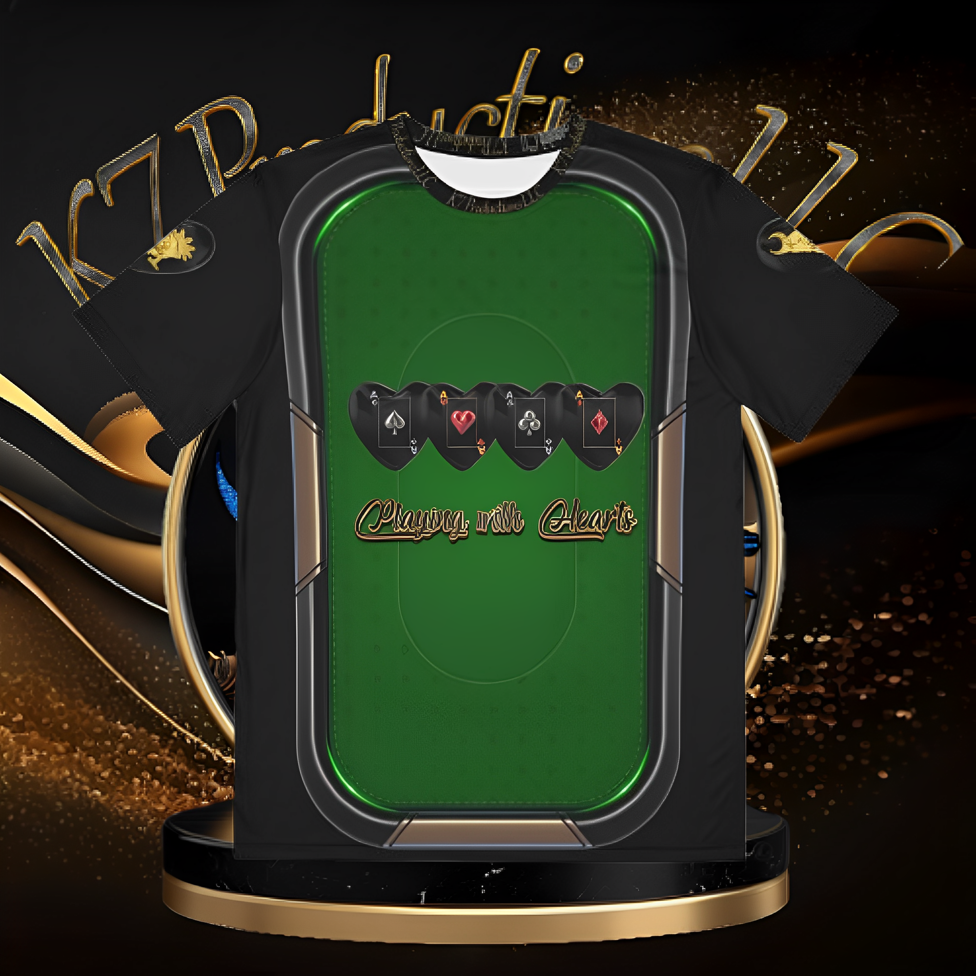 Men's Playing w/ Hearts Tee product thumbnail image Men's Playing w/ Hearts Tee product thumbnail image