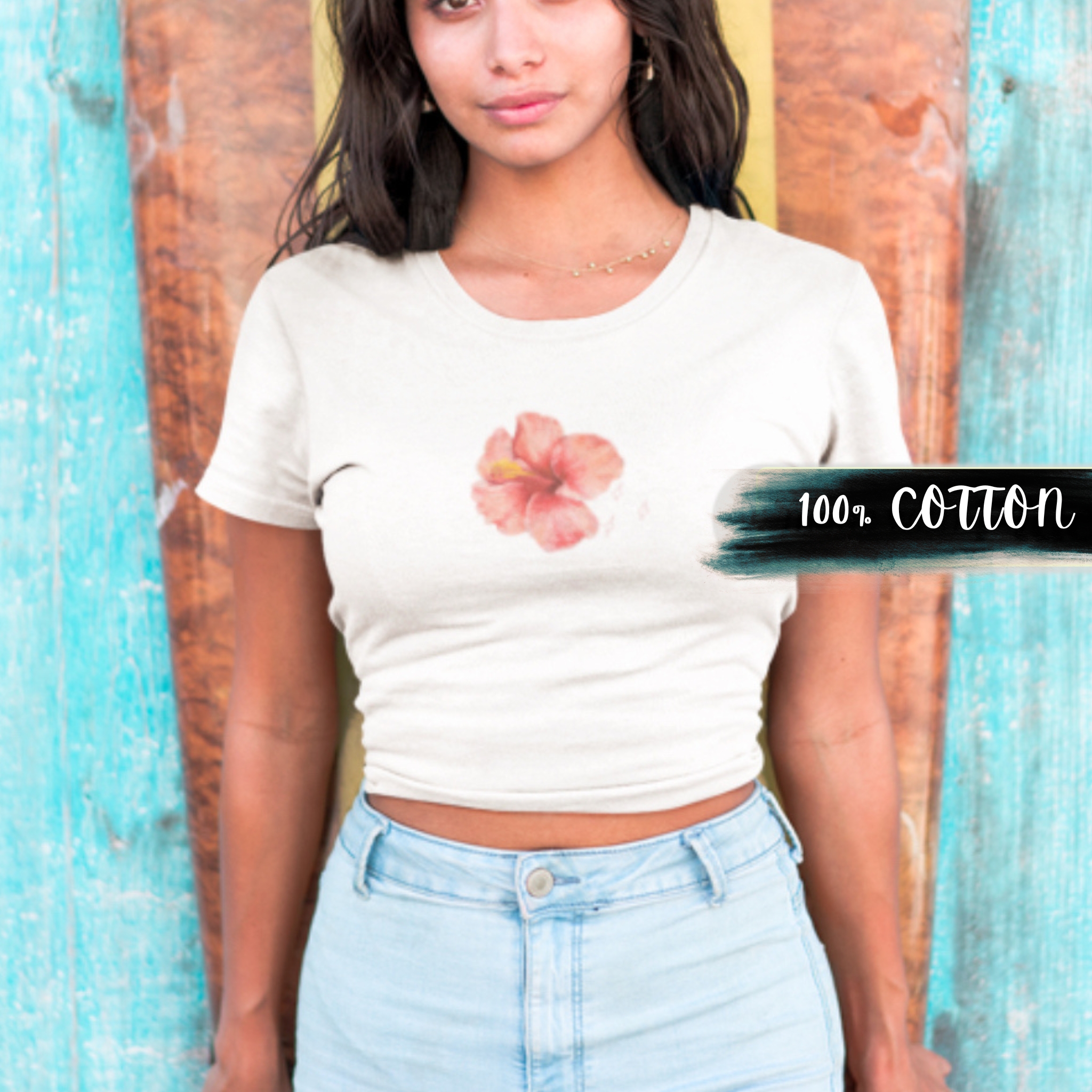 Hibiscus Baby Tee product thumbnail image Hibiscus Baby Tee product thumbnail image