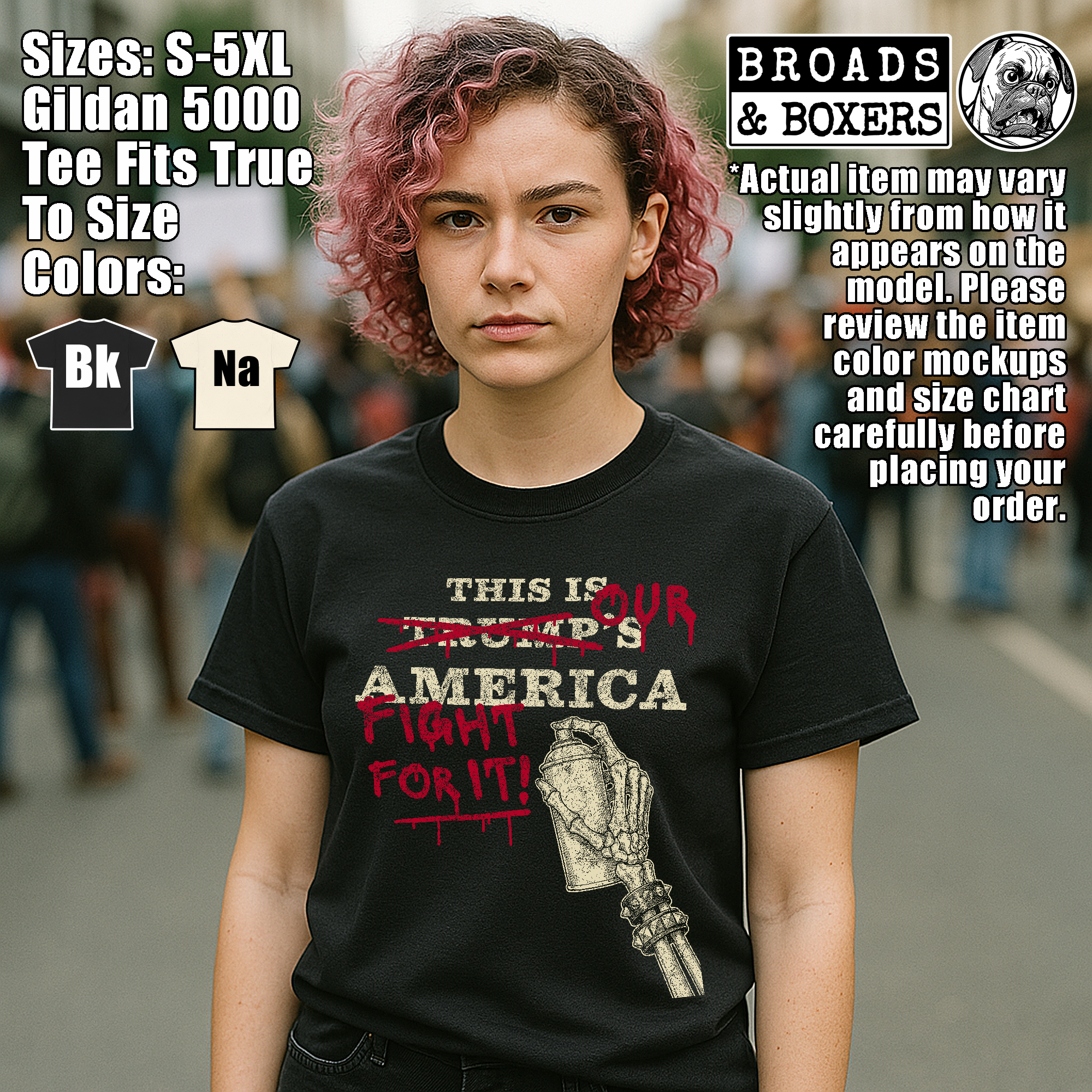 This Is Our America T-Shirt | Punk Protest Tee | Anti-Trump Top | Resist Fascist Apparel | No Kings Shirt | Justice Matters Vote Gift product thumbnail image This Is Our America T-Shirt | Punk Protest Tee | Anti-Trump Top | Resist Fascist Apparel | No Kings Shirt | Justice Matters Vote Gift product thumbnail image