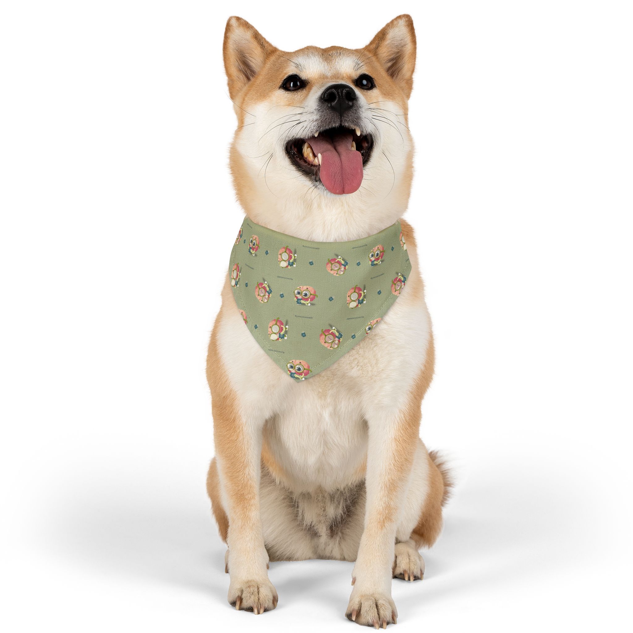PEAbody Coffee Break, Green Pet Bandana Collar, 4 Sizes Available product thumbnail image PEAbody Coffee Break, Green Pet Bandana Collar, 4 Sizes Available product thumbnail image