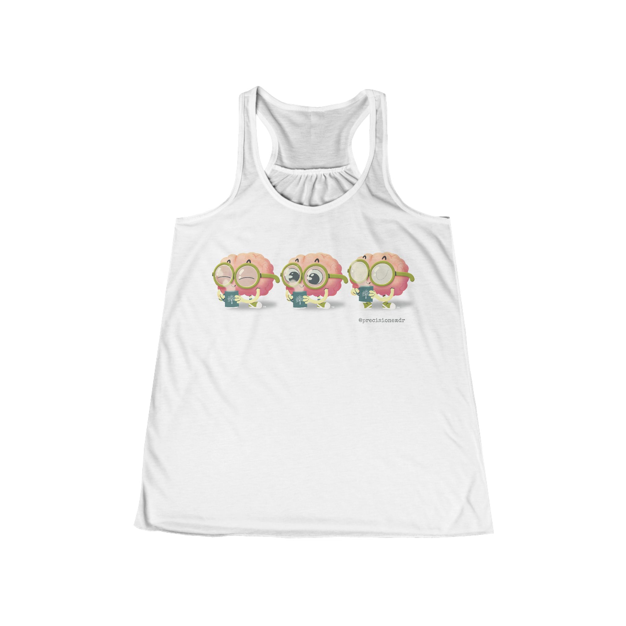PEAbody Coffee Break Flowy Racerback Tank