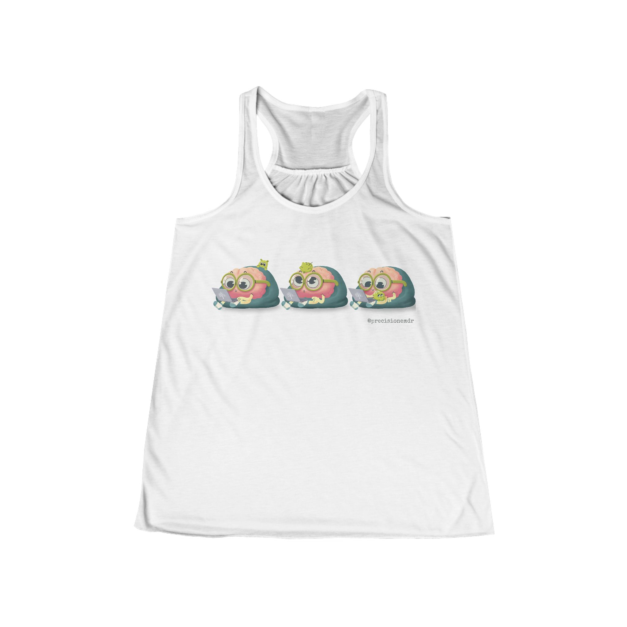 PEAbody &amp; PEAtie On a Roll Flowy Racerback Tank