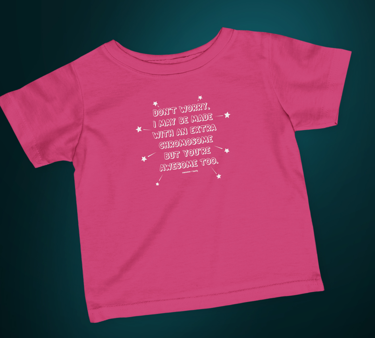 Infant - Self Advocate T-Shirt - Don't Worry, You're Awesome Too - Down syndrome Awareness Quote Tee product thumbnail image Infant - Self Advocate T-Shirt - Don't Worry, You're Awesome Too - Down syndrome Awareness Quote Tee product thumbnail image