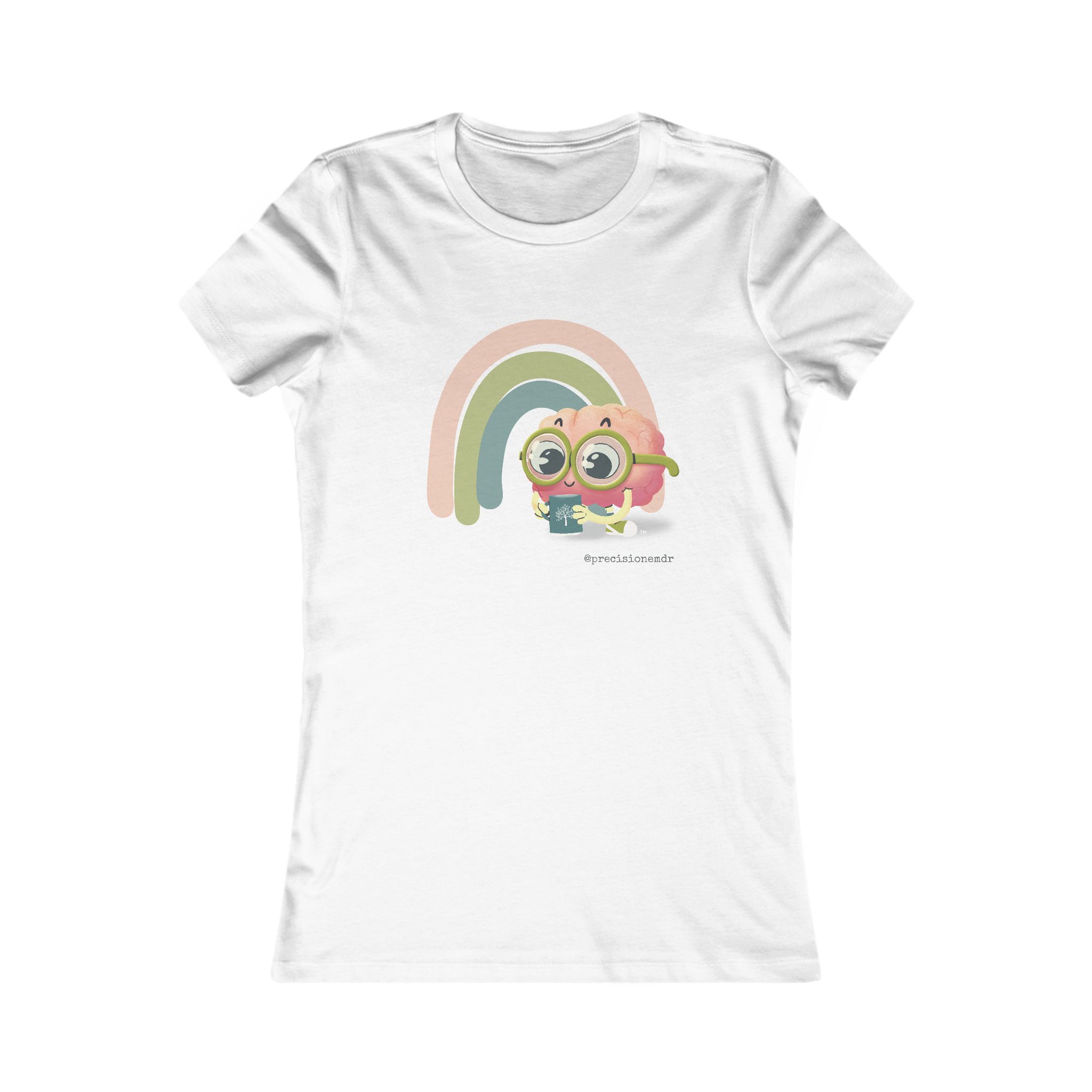 PEAbody Light Rainbow Fitted Tee