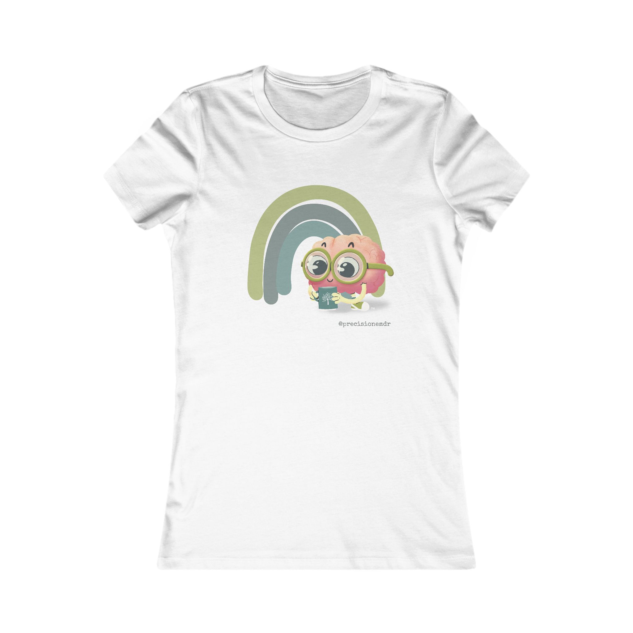 PEAbody Dark Rainbow Fitted Tee