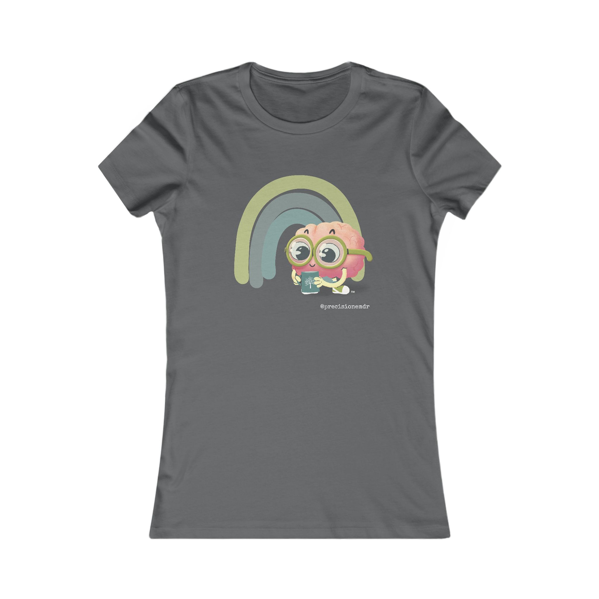 PEAbody Dark Rainbow Fitted Tee