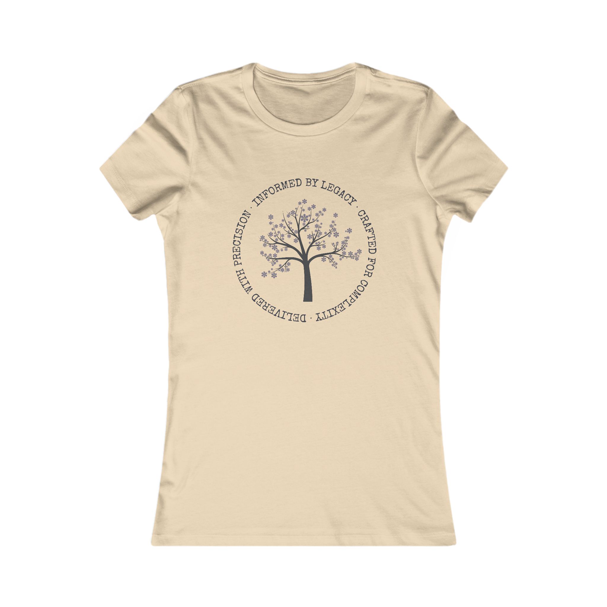Delivered With Precision Circle Fitted Tee