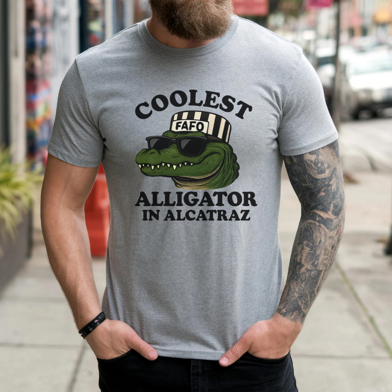 Coolest Alligator in Alcatraz Shirt Funny FAFO Prison Gator Tee Viral Meme Graphic Tee Alligator Humor Shirt Novelty Alcatraz Shirt Gift for Reptile Lovers product thumbnail image Coolest Alligator in Alcatraz Shirt Funny FAFO Prison Gator Tee Viral Meme Graphic Tee Alligator Humor Shirt Novelty Alcatraz Shirt Gift for Reptile Lovers product thumbnail image