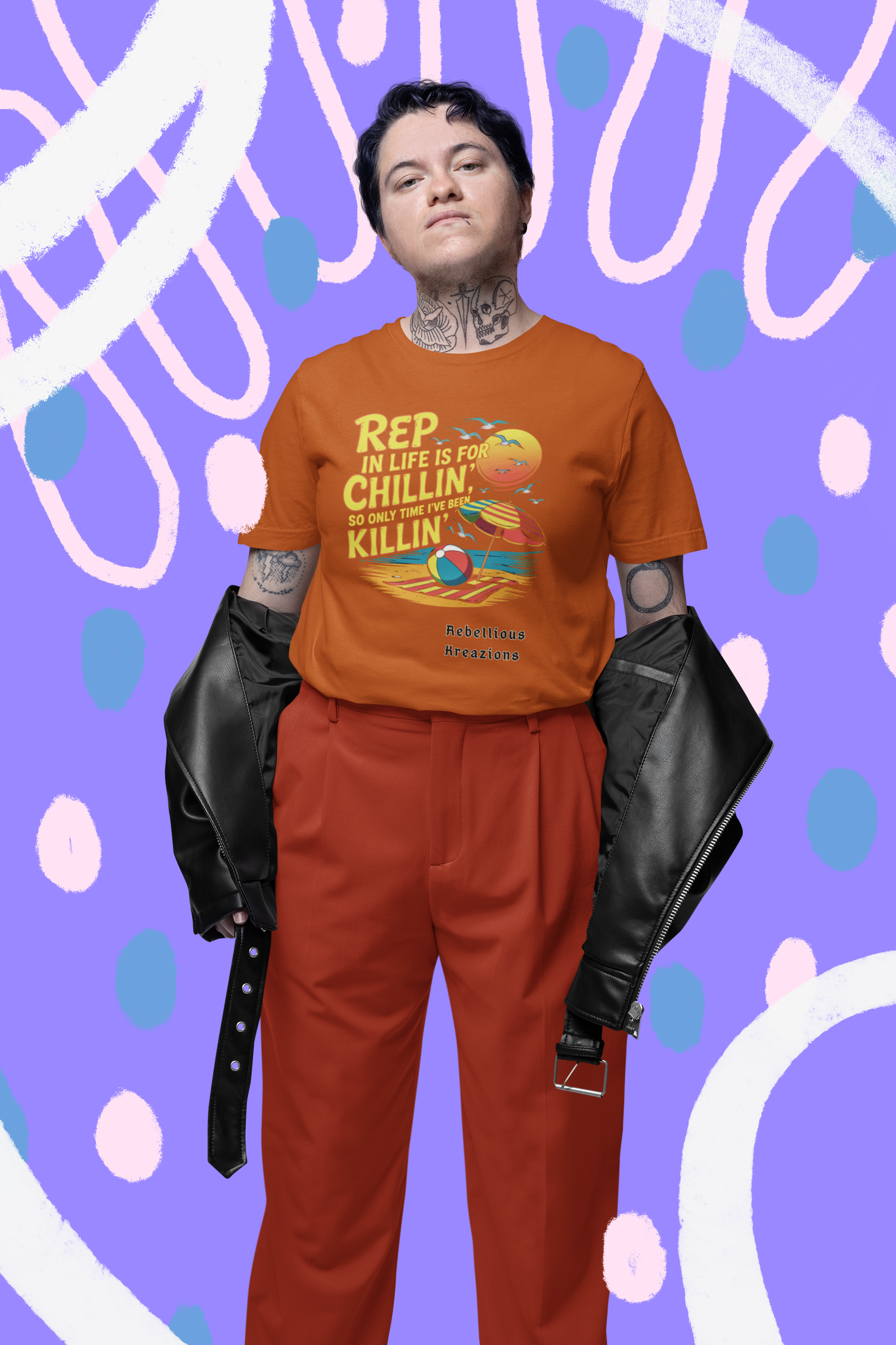 Rep In Life Is For Chillin,'So Only Time I'm Killin'! product thumbnail image