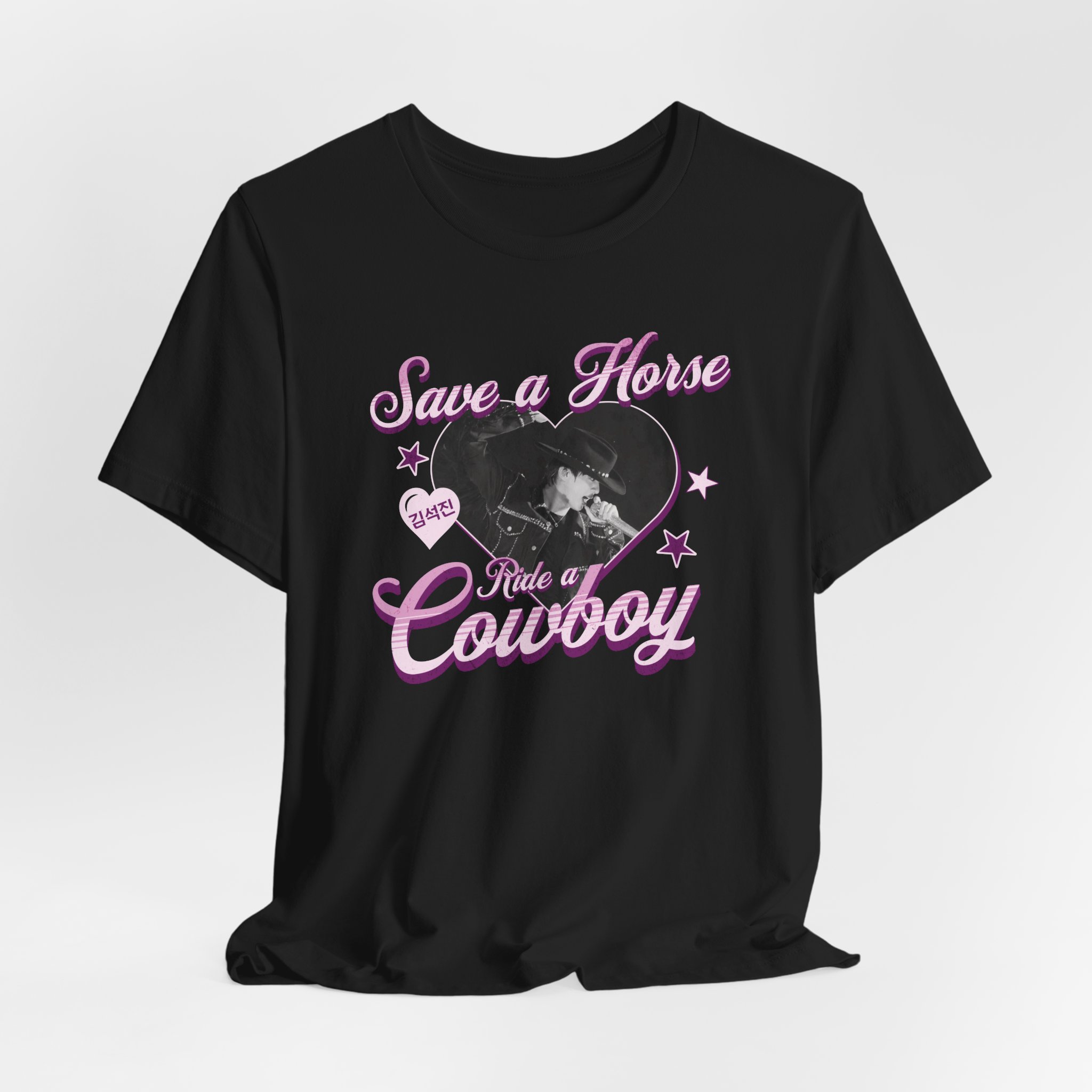 JIN, Save a Horse Unisex Tee, Designed for Army by Army product thumbnail image JIN, Save a Horse Unisex Tee, Designed for Army by Army product thumbnail image
