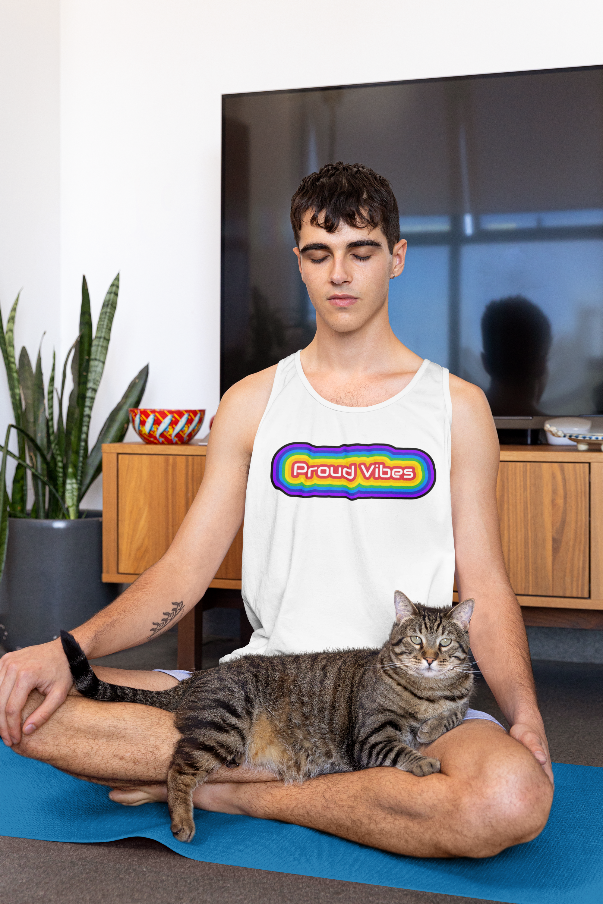 Proud Vibes Unisex Jersey Tank product thumbnail image