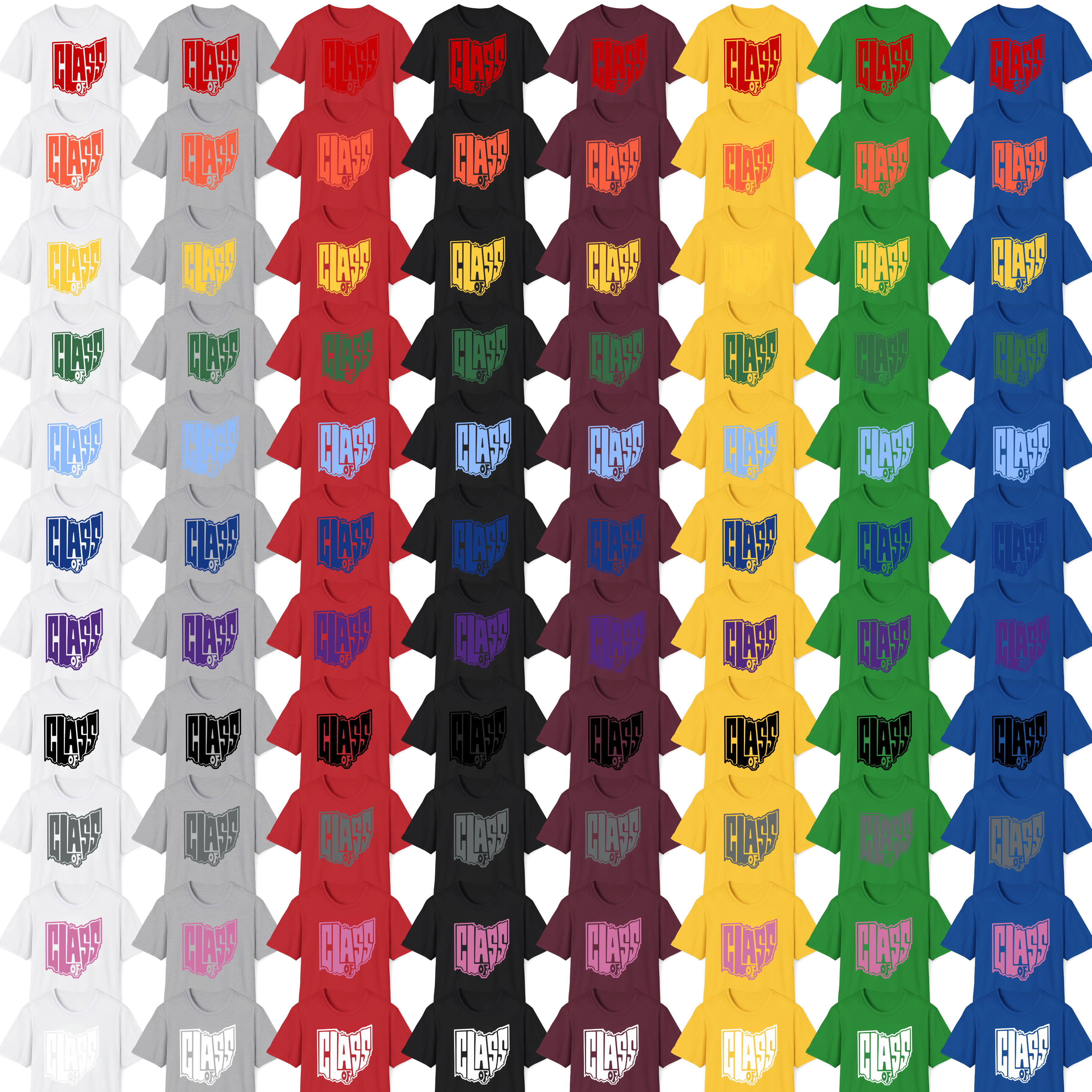 Personalized Ohio 'Class of' Graduation Design – Custom Name T-Shirt, Back to School, Graduation Tee, College Graduate Gift, Class Reunion Shirt product thumbnail image Personalized Ohio 'Class of' Graduation Design – Custom Name T-Shirt, Back to School, Graduation Tee, College Graduate Gift, Class Reunion Shirt product thumbnail image