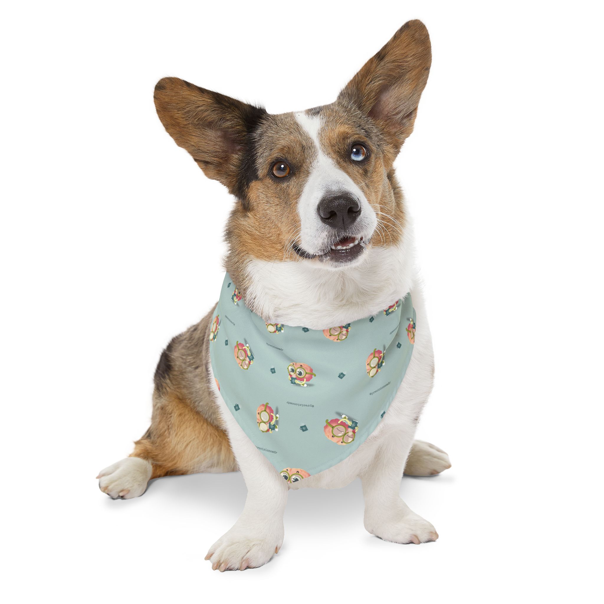 PEAbody Coffee Break, Blue Pet Bandana Collar, 4 Sizes Available product thumbnail image PEAbody Coffee Break, Blue Pet Bandana Collar, 4 Sizes Available product thumbnail image