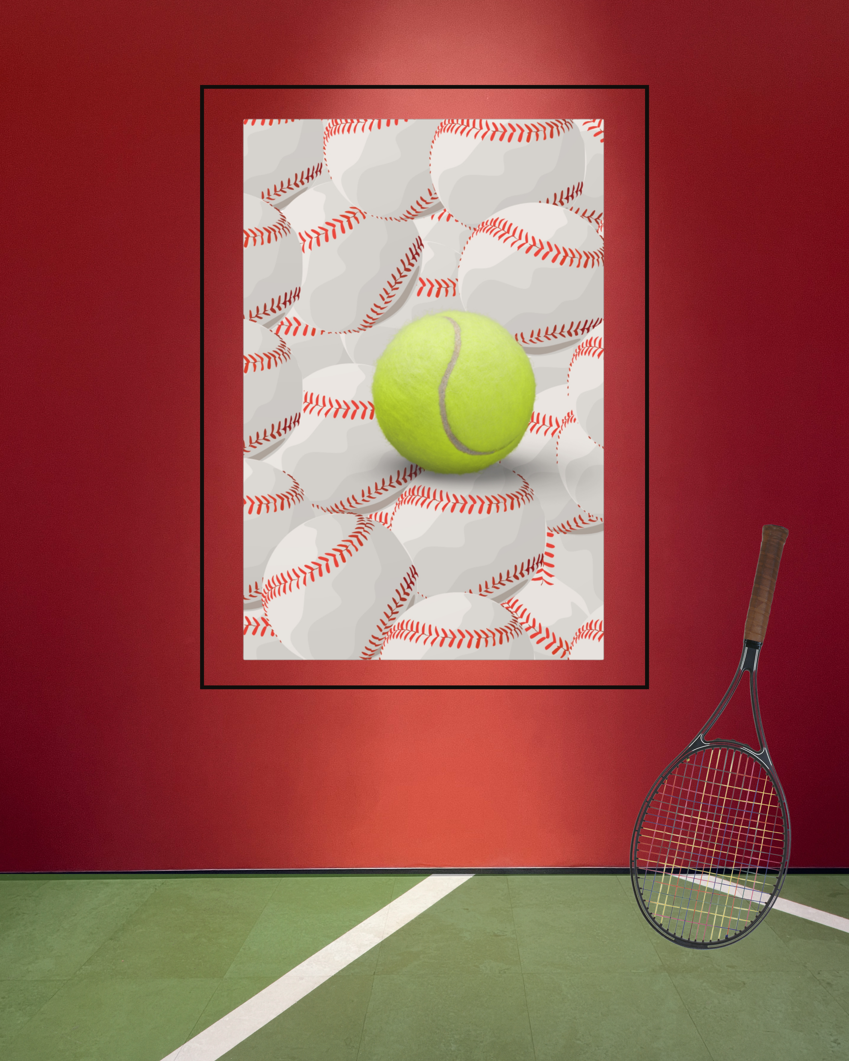 Tennis Trumps Baseball, tennis lovers, baseball vs tennis, kids who love tennis, canvas wall art tennis product thumbnail image Tennis Trumps Baseball, tennis lovers, baseball vs tennis, kids who love tennis, canvas wall art tennis product thumbnail image