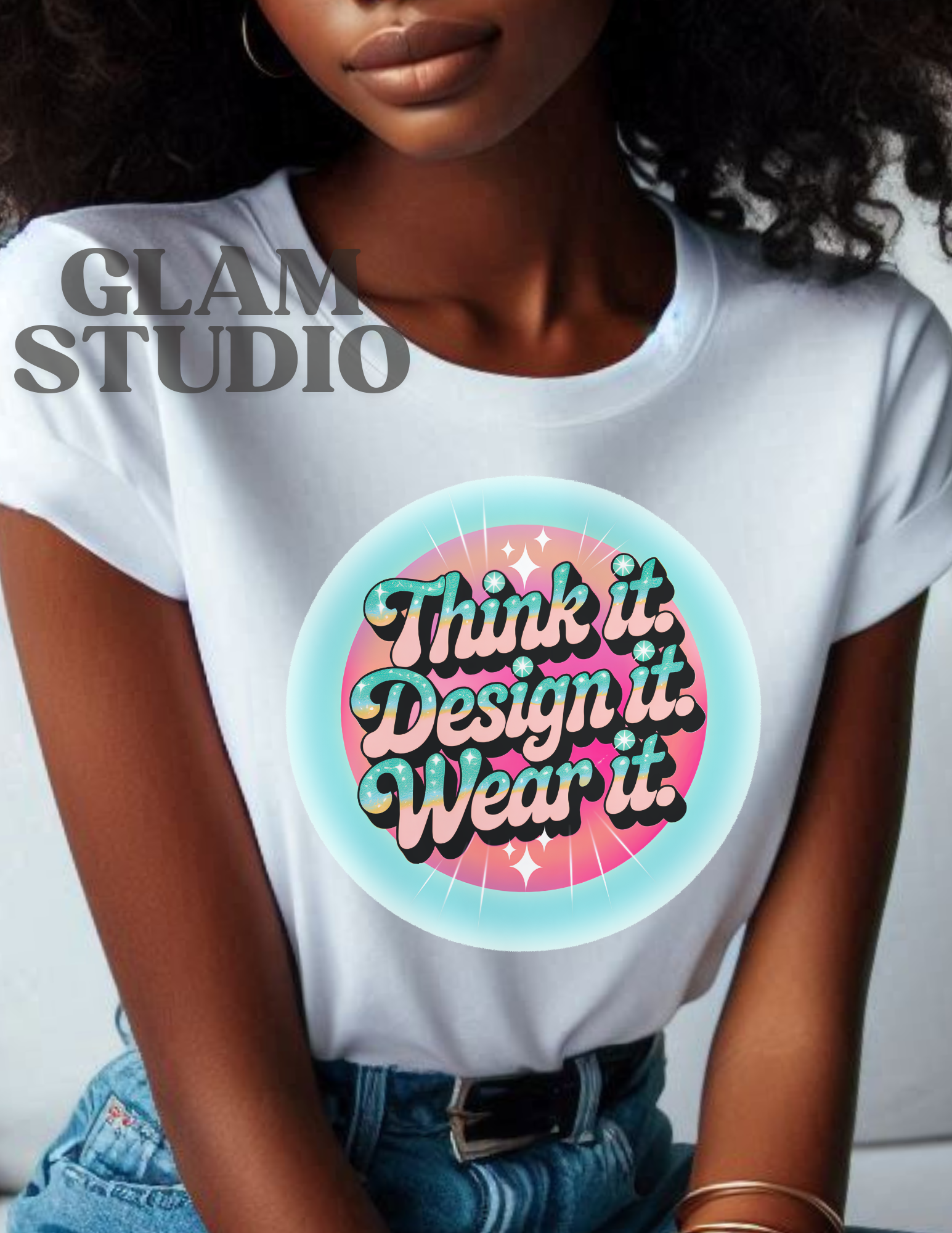 Think It. Design It. Wear It. Graphic Shirt product thumbnail image Think It. Design It. Wear It. Graphic Shirt product thumbnail image