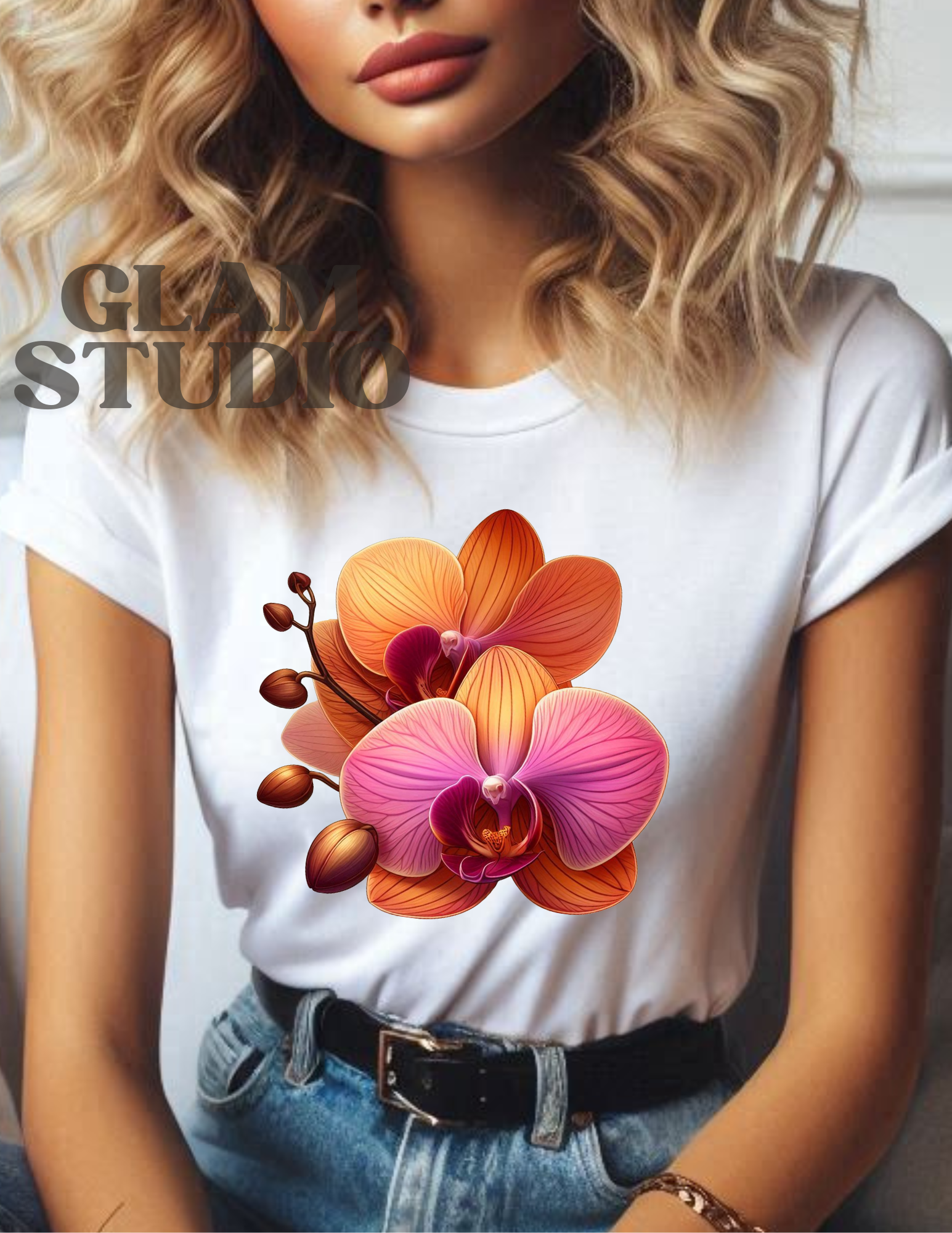 Blooming Orchid Graphic Tee product thumbnail image Blooming Orchid Graphic Tee product thumbnail image