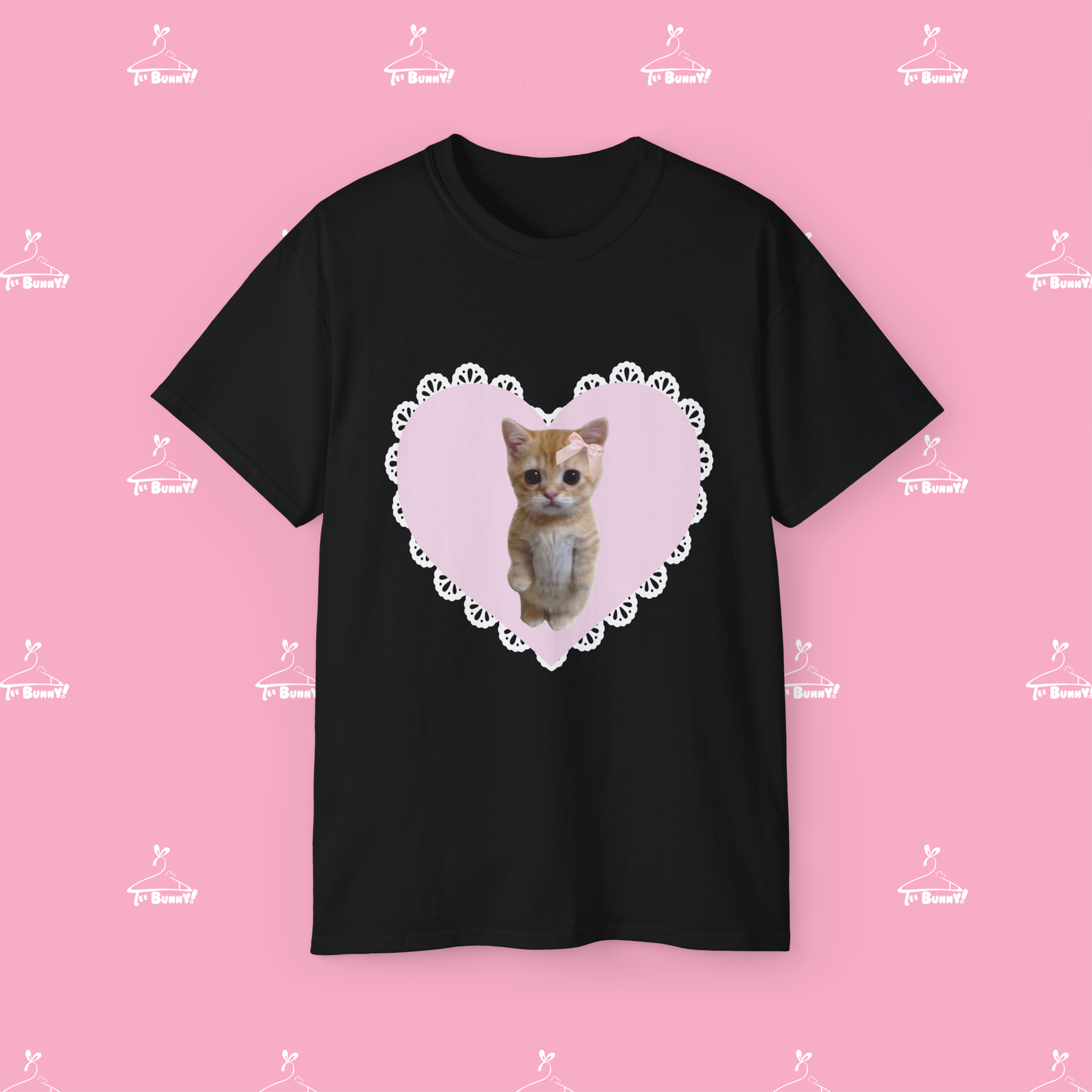 Coquette Cat - (Unisex Tee) product thumbnail image
