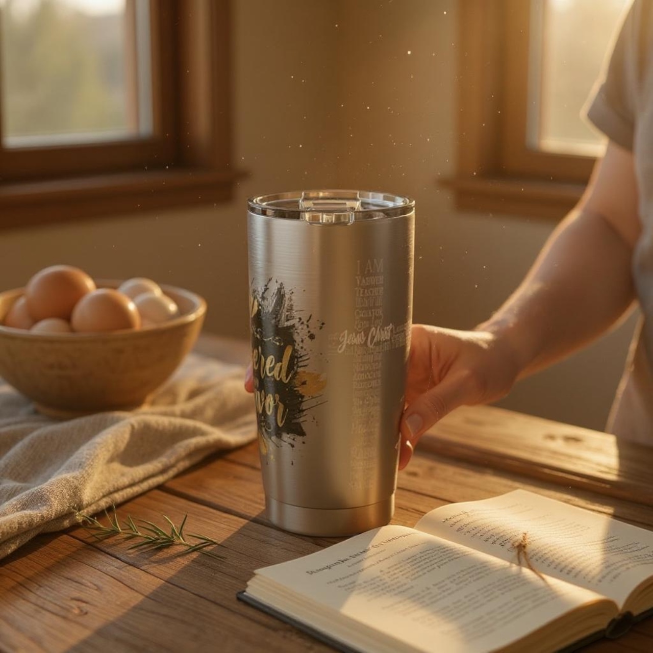 Yahweh 20oz Tumbler product thumbnail image Yahweh 20oz Tumbler product thumbnail image