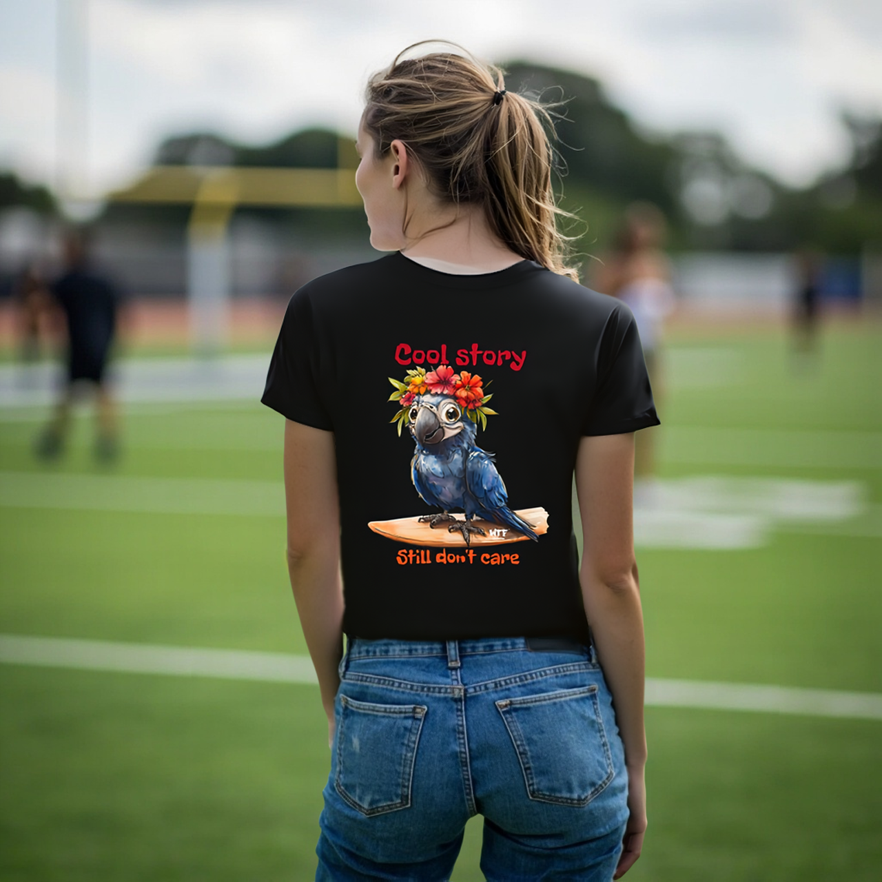 Sarcasm Culture Cool Story Still Don't Care Tee product thumbnail image