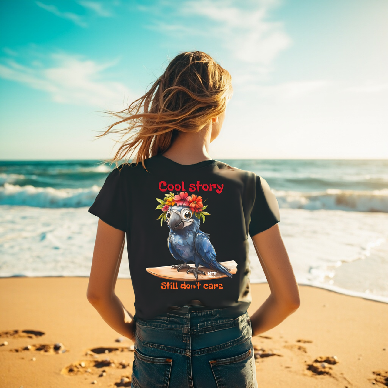 Sarcasm Culture Cool Story Still Don't Care Tee product thumbnail image