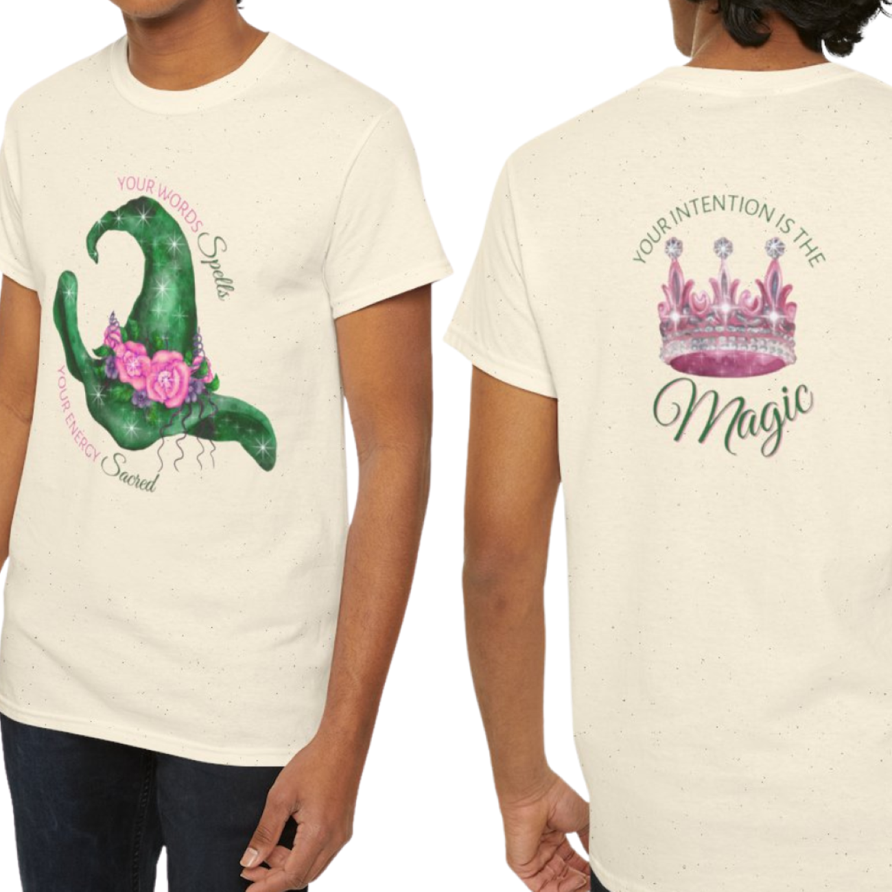 Enchanting Witch Hat Comfy Cotton Unisex Tee – Whimsical Spells Shirt for Wicked Fans, Halloween, and Magical Style product thumbnail image Enchanting Witch Hat Comfy Cotton Unisex Tee – Whimsical Spells Shirt for Wicked Fans, Halloween, and Magical Style product thumbnail image