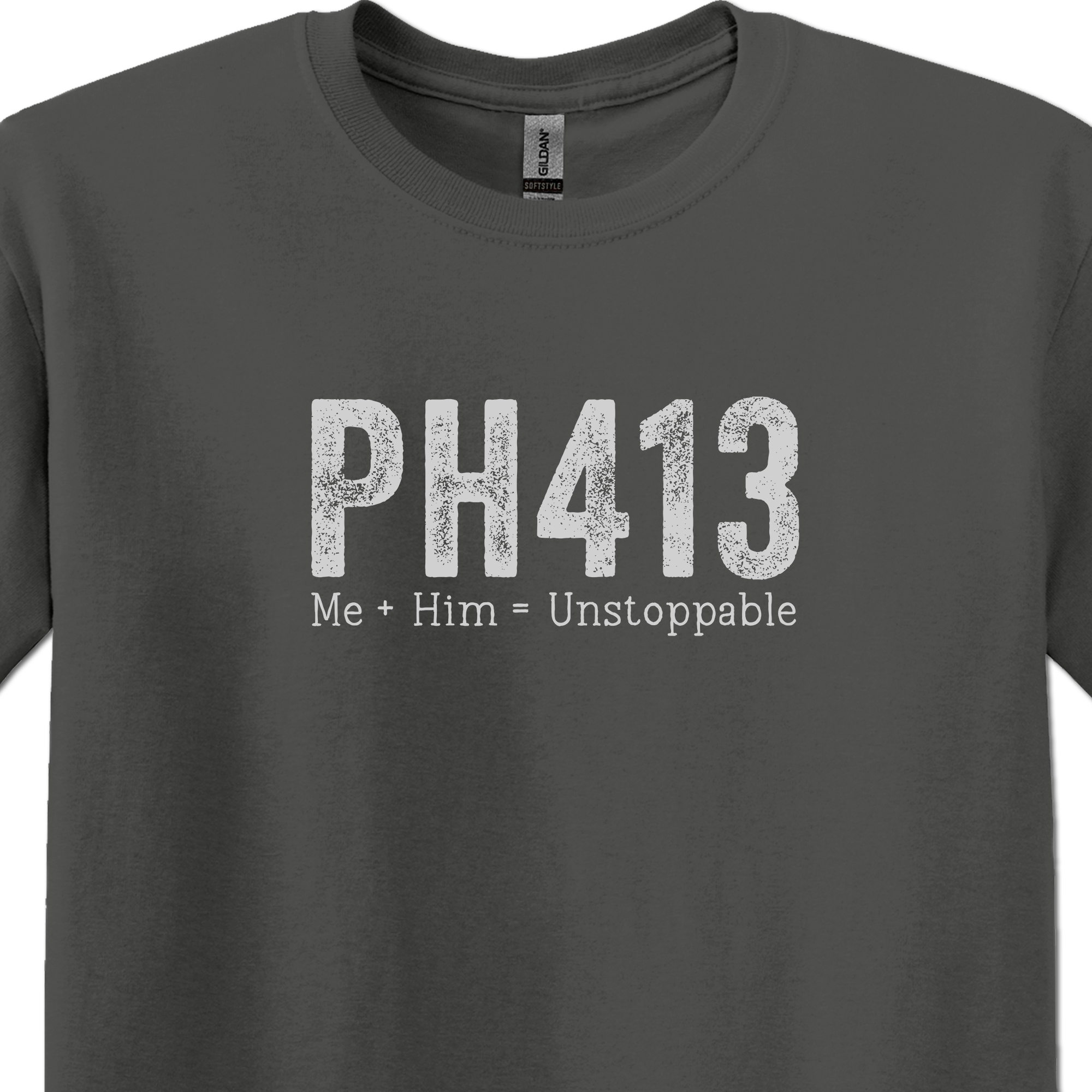 PH413 - Philippians 4:13 - Christian Shirt