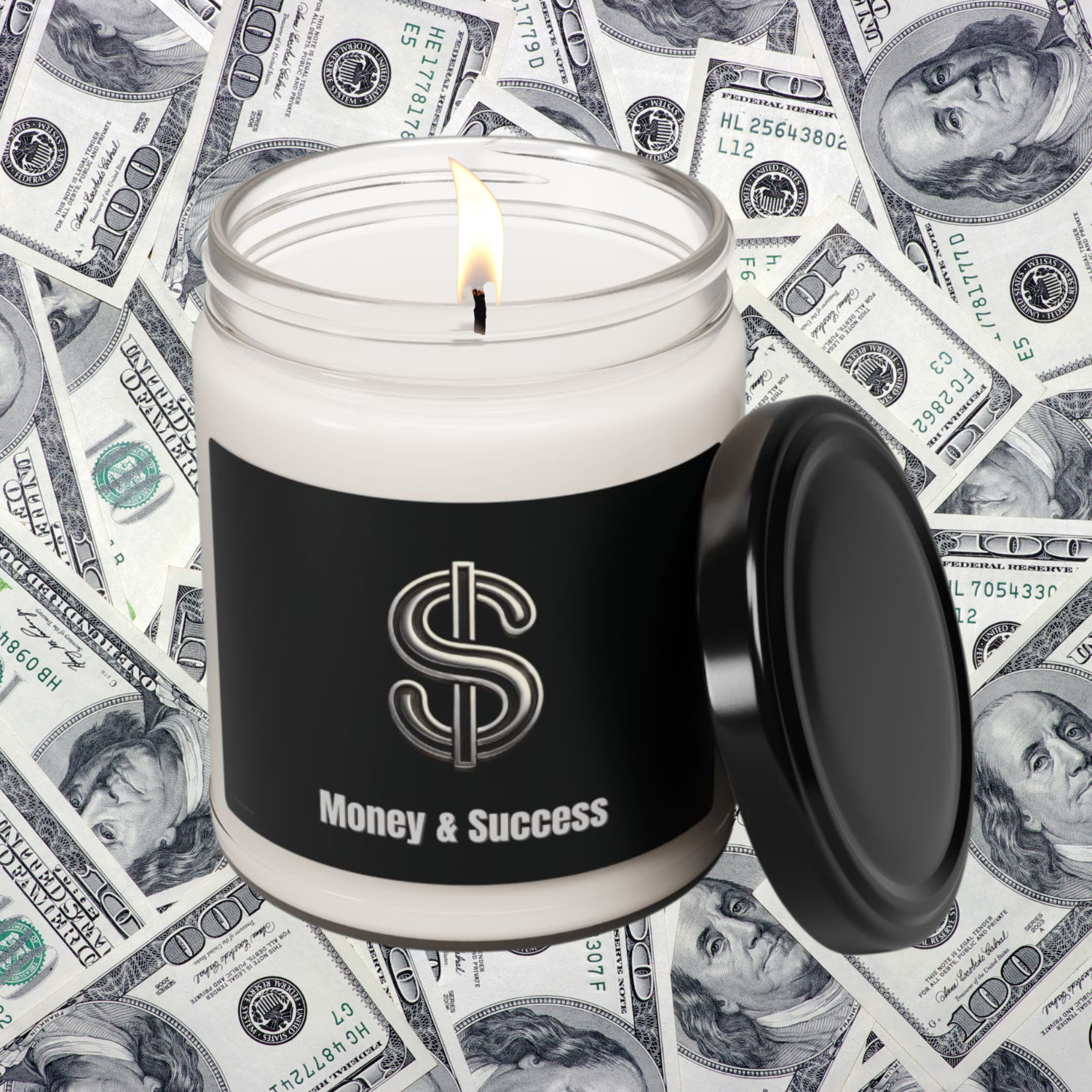 Candle Carma for Him Money & Success Scented Soy Candle, Motivational Home Decor, Gift for Entrepreneurs, Relaxation, Office, Self-Care product thumbnail image Candle Carma for Him Money & Success Scented Soy Candle, Motivational Home Decor, Gift for Entrepreneurs, Relaxation, Office, Self-Care product thumbnail image