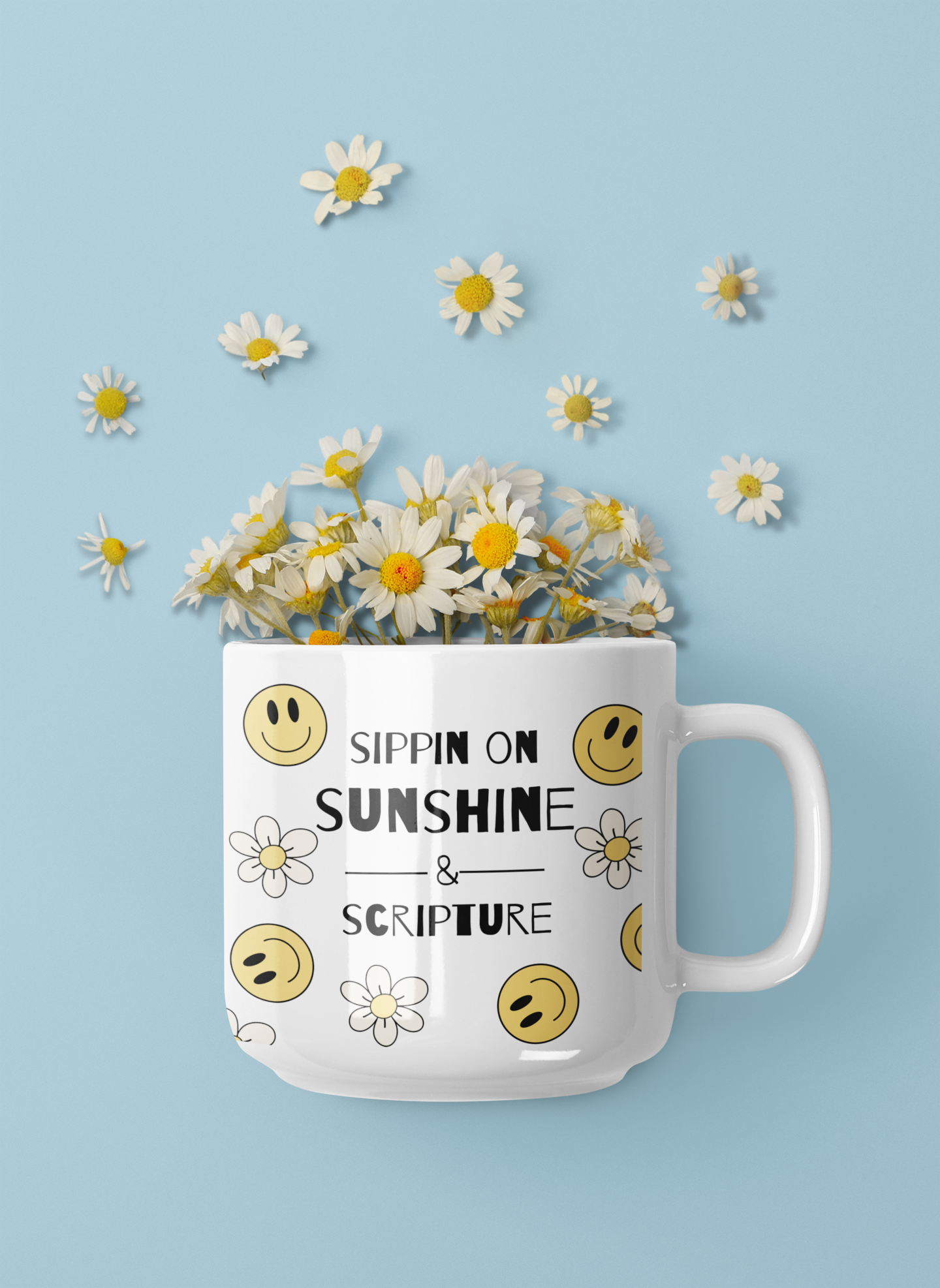 Sippin on Sunshine and Scripture Coffee Mug product thumbnail image Sippin on Sunshine and Scripture Coffee Mug product thumbnail image