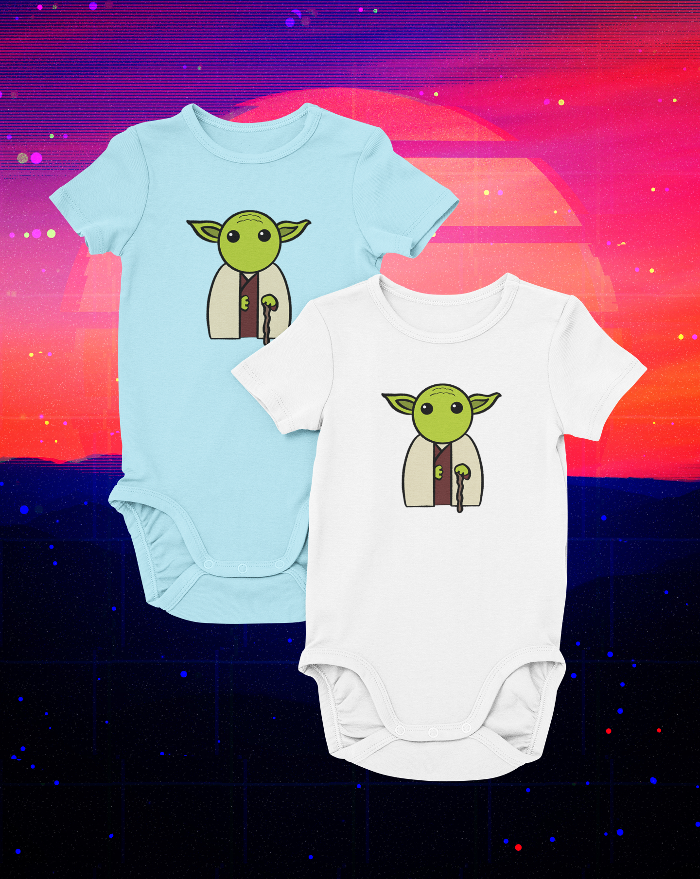 Yoda Fine Jersey Infant Bodysuit