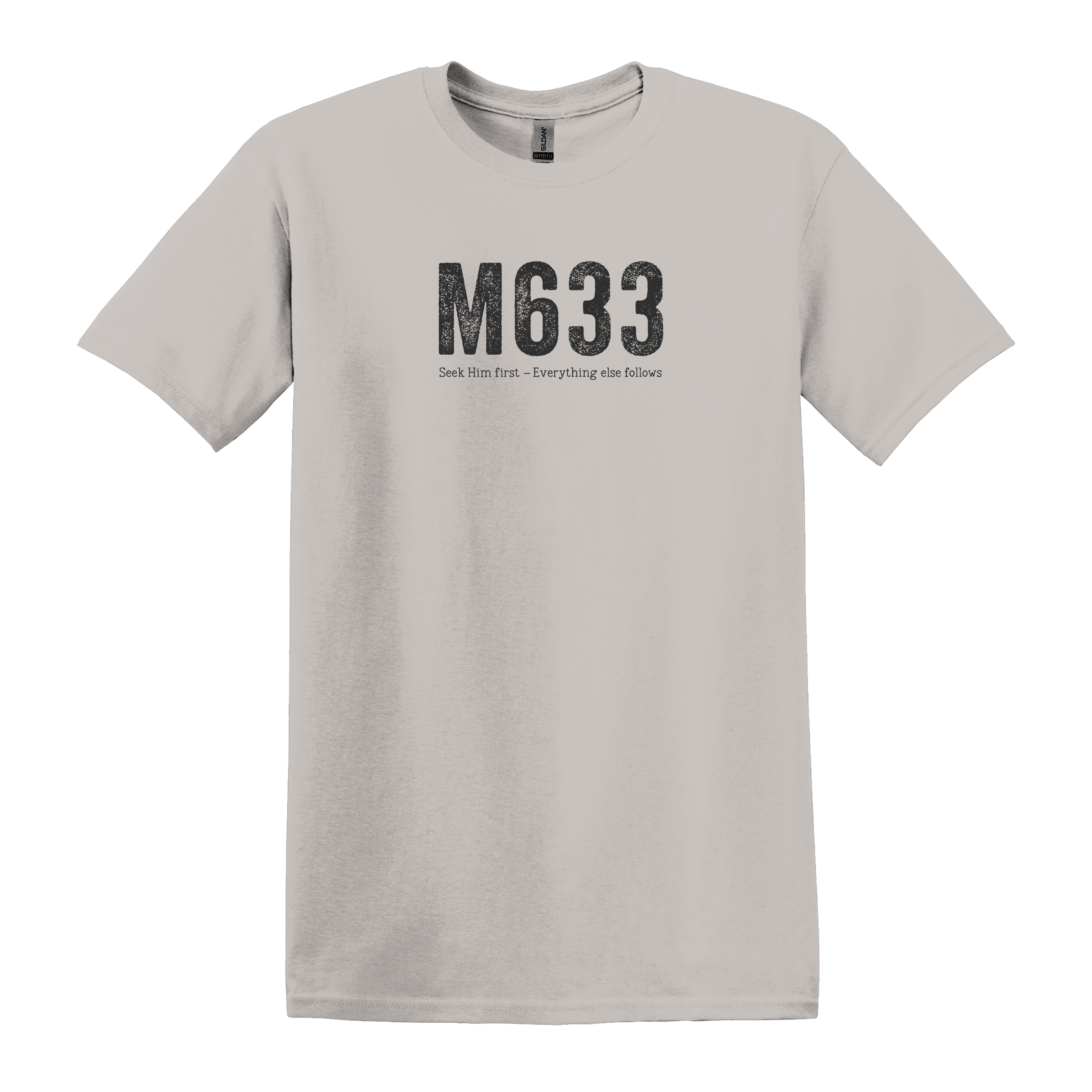 M633 - Matthew 6:33 - Christian Shirt product thumbnail image M633 - Matthew 6:33 - Christian Shirt product thumbnail image