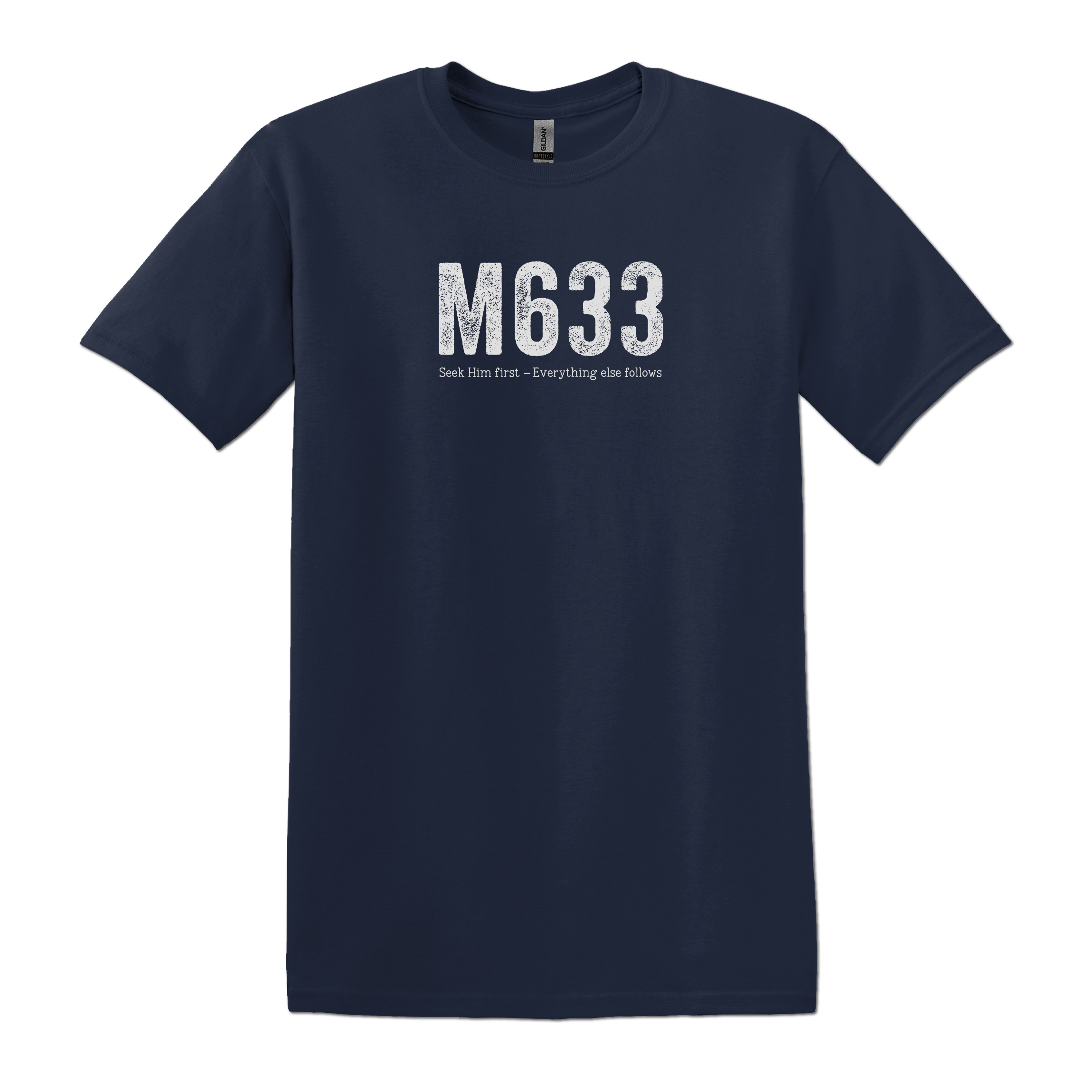 M633 - Matthew 6:33 - Christian Shirt product thumbnail image M633 - Matthew 6:33 - Christian Shirt product thumbnail image