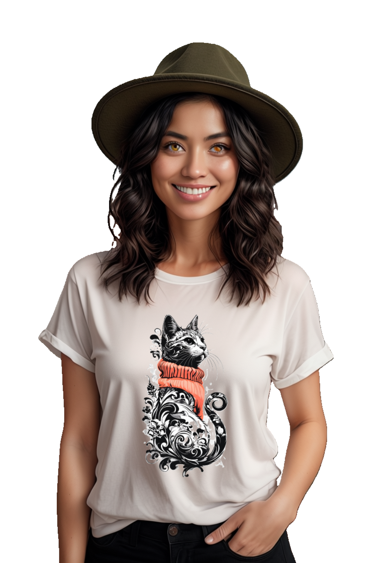 Cat Graphic Tee product thumbnail image