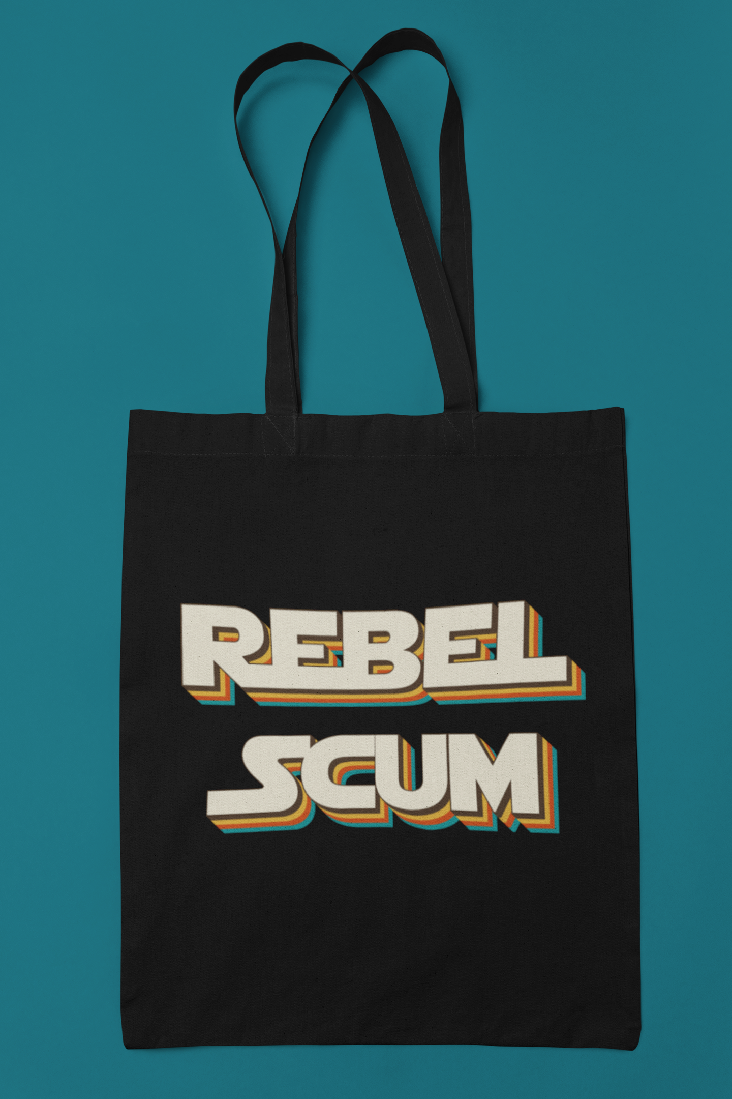 Rebel Scum Retro Colors - Cotton Canvas Tote Bag