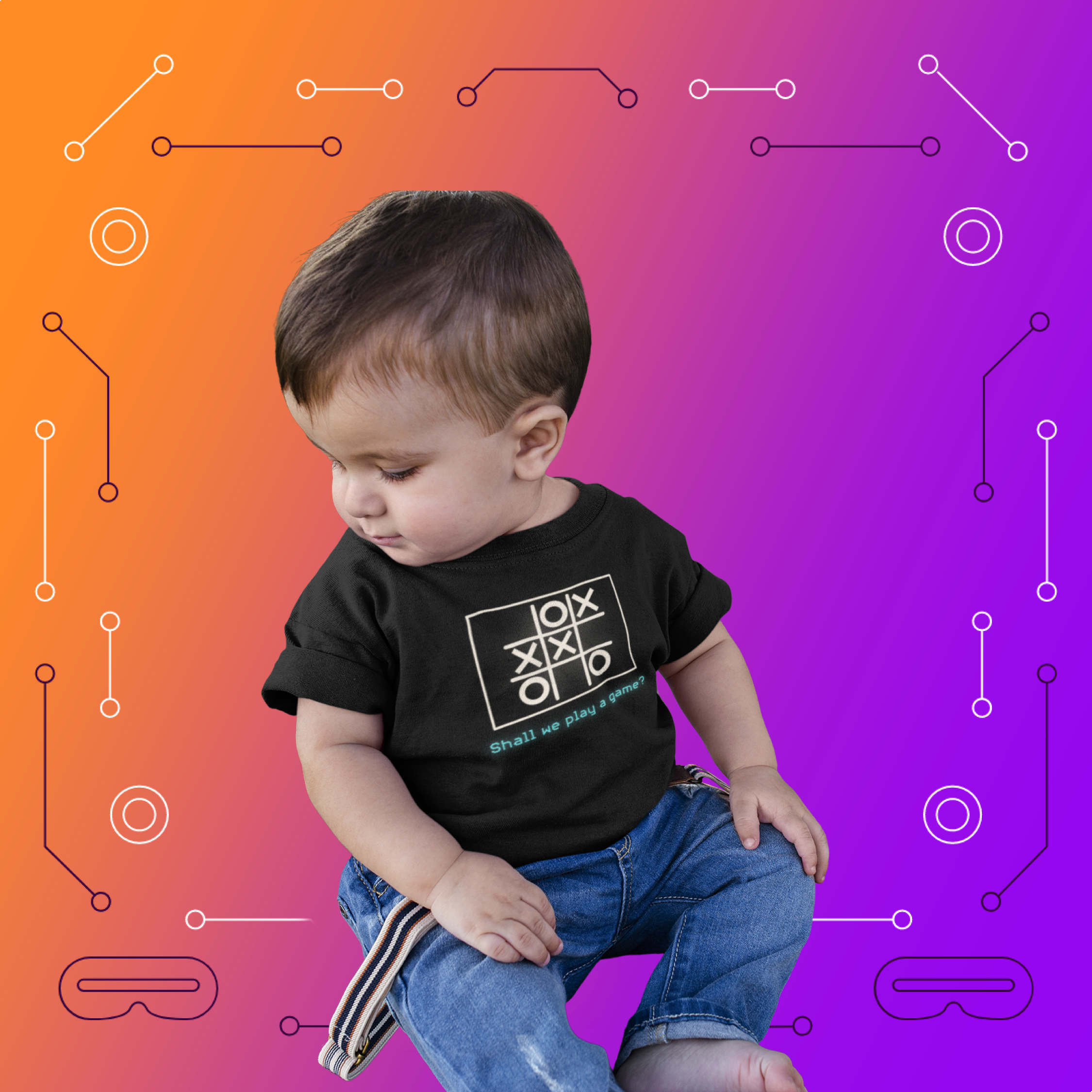 WarGames Inspired Infant Fine Jersey Tee