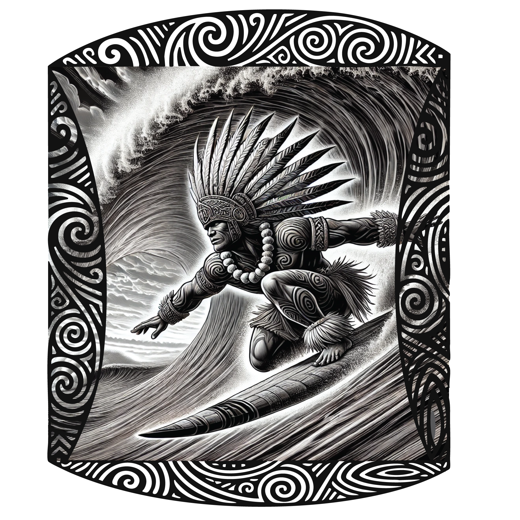Spirit King Range | Garment-Dyed Nature Graphic Shirt – Outdoor Adventure Seekers’ Casual Unisex Gift product thumbnail image