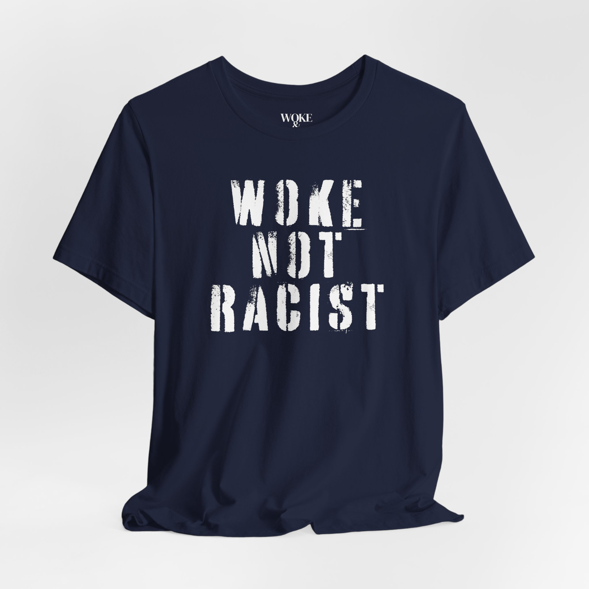 WOKE NOT RACIST TSHIRT product thumbnail image