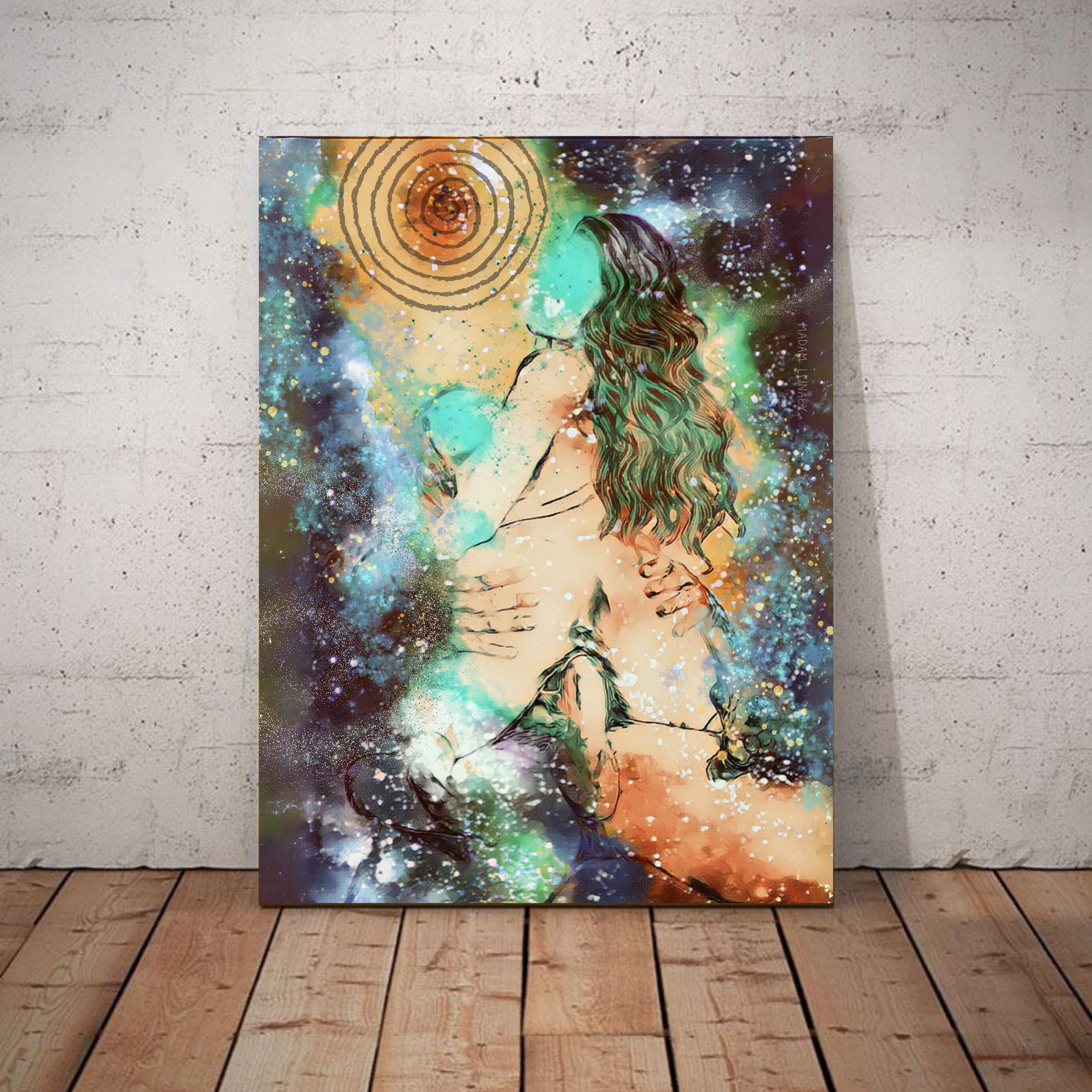 Soul Merge. Art by Madam Lunacy - ART PRINT │Erotic Collection product thumbnail image