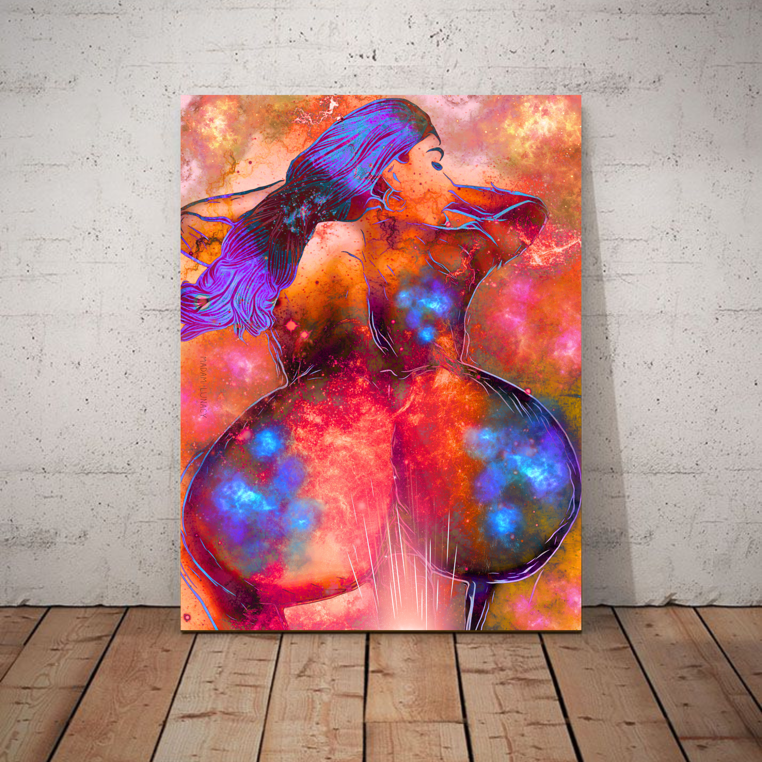 When Stars Touch Skin. Art by Madam Lunacy - ART PRINT │Erotic Collection When Stars Touch Skin. Art by Madam Lunacy - ART PRINT │Erotic Collection