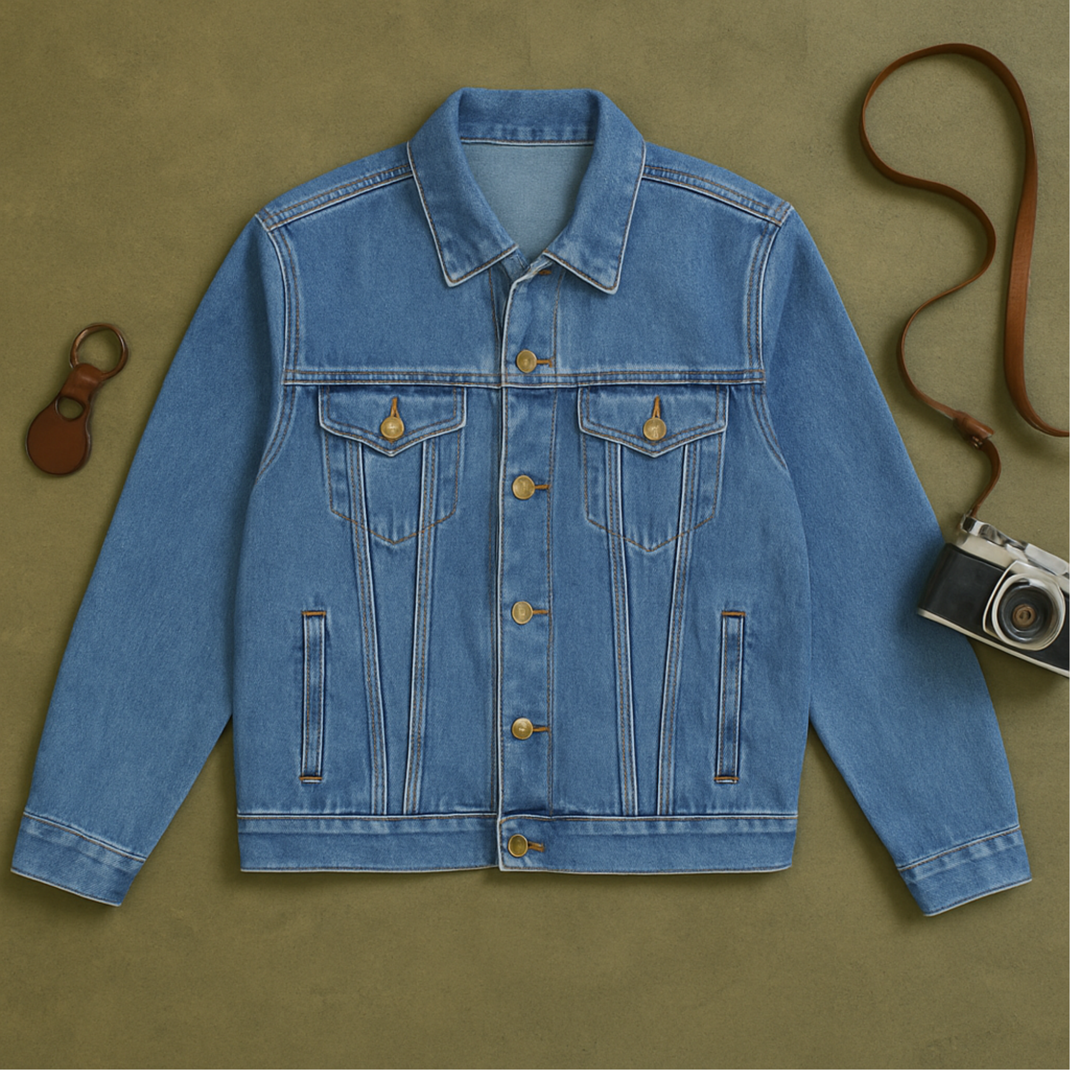 Mens Denim Jacket with Appaloosa Horse Portrait Western Cowboy Style Jean Jacket Horse Lover Gift product thumbnail image Mens Denim Jacket with Appaloosa Horse Portrait Western Cowboy Style Jean Jacket Horse Lover Gift product thumbnail image