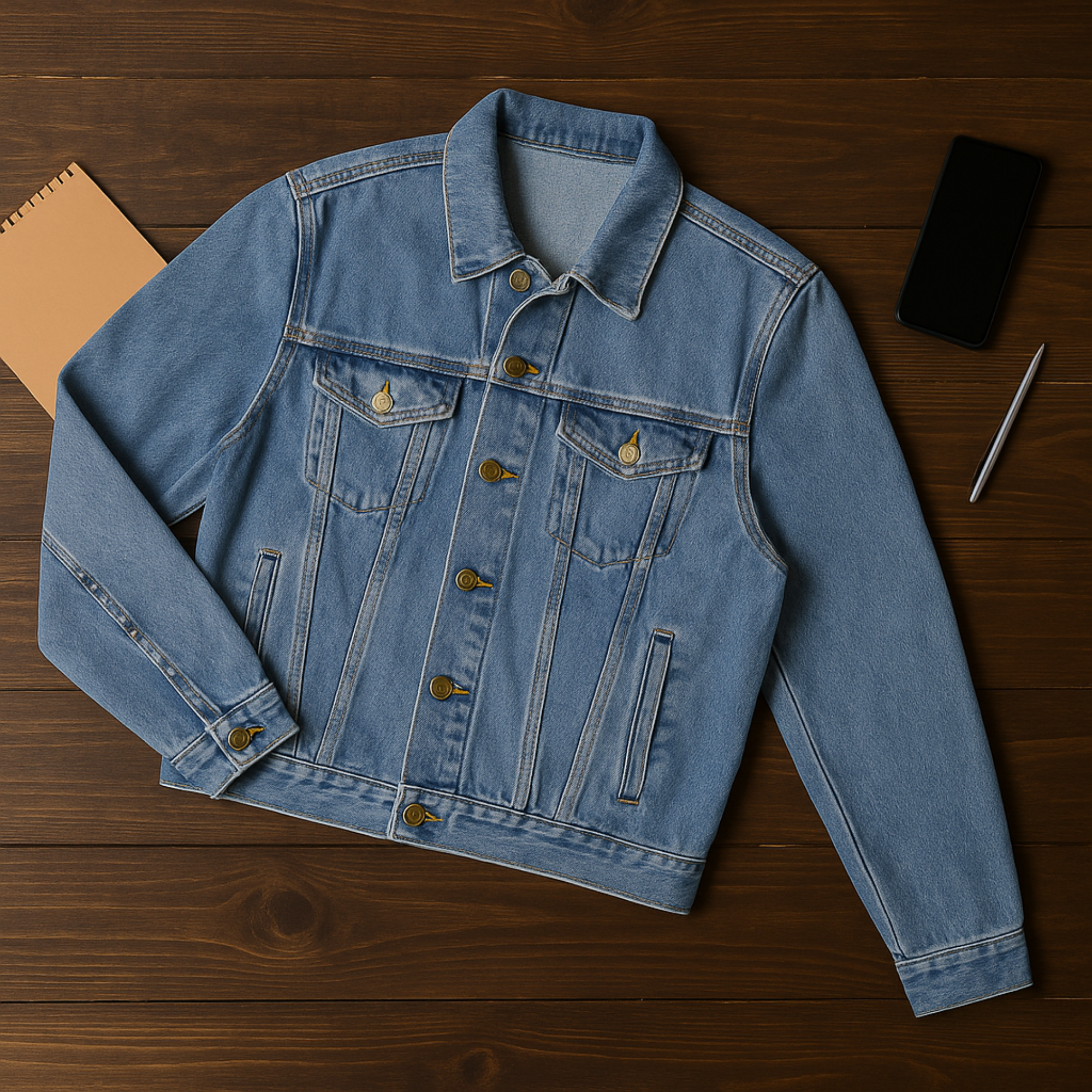 Mens Denim Jacket with Appaloosa Horse Portrait Western Cowboy Style Jean Jacket Horse Lover Gift product thumbnail image Mens Denim Jacket with Appaloosa Horse Portrait Western Cowboy Style Jean Jacket Horse Lover Gift product thumbnail image